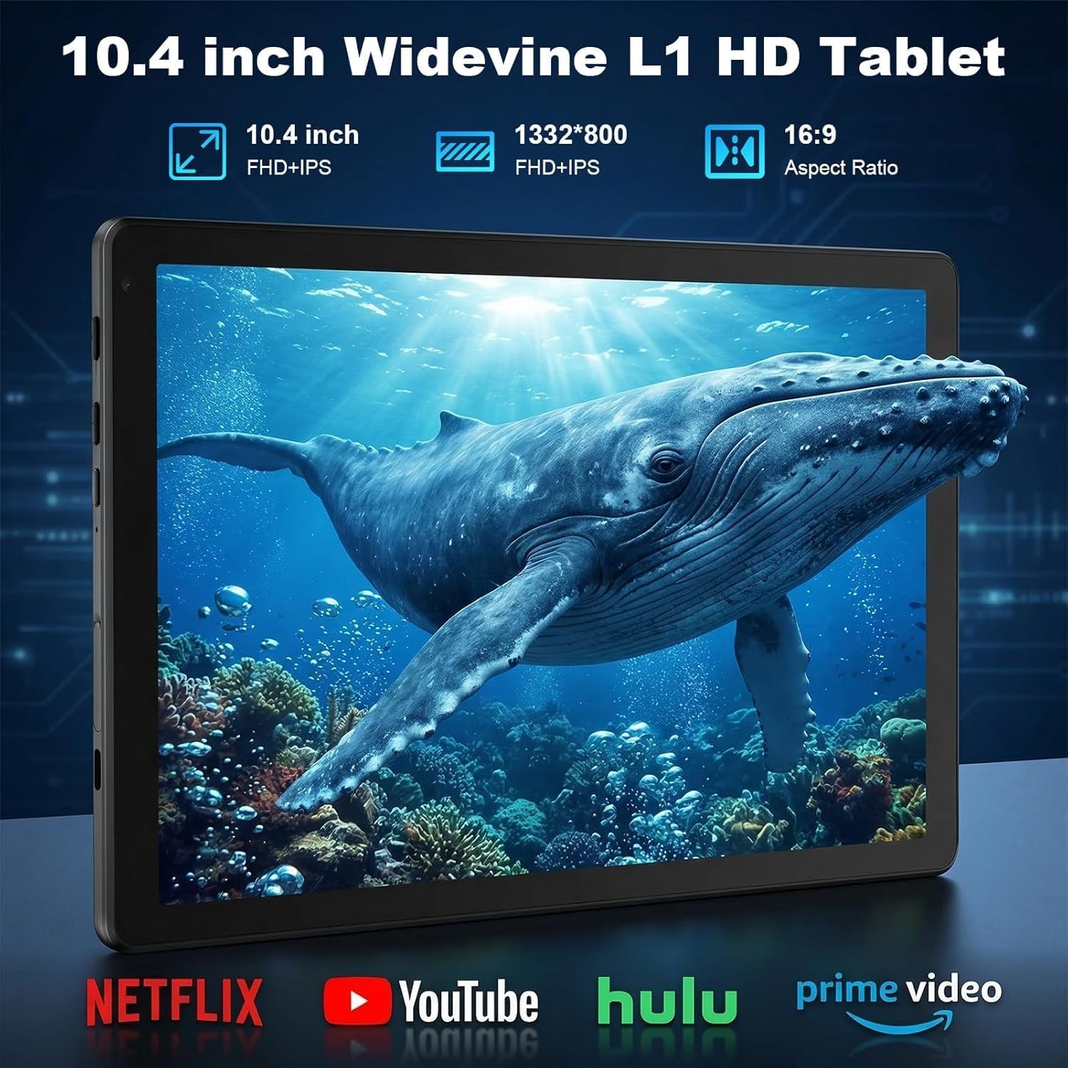 Android 15 Tablet, 10.4 inch Tablet, Android Tablets with Ke... - Image 5