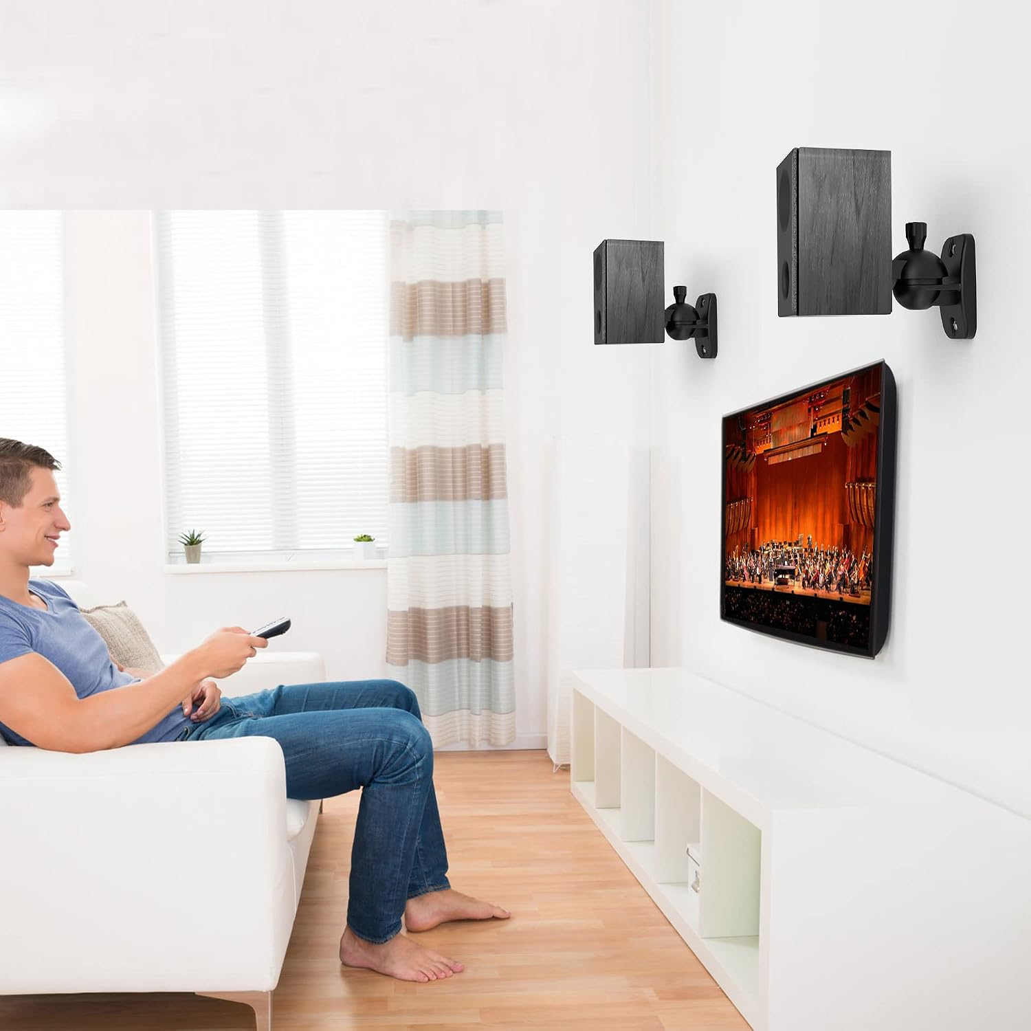 HomeMount Surround Speaker Brackets Wall Mount for Samsung, ... - Image 8