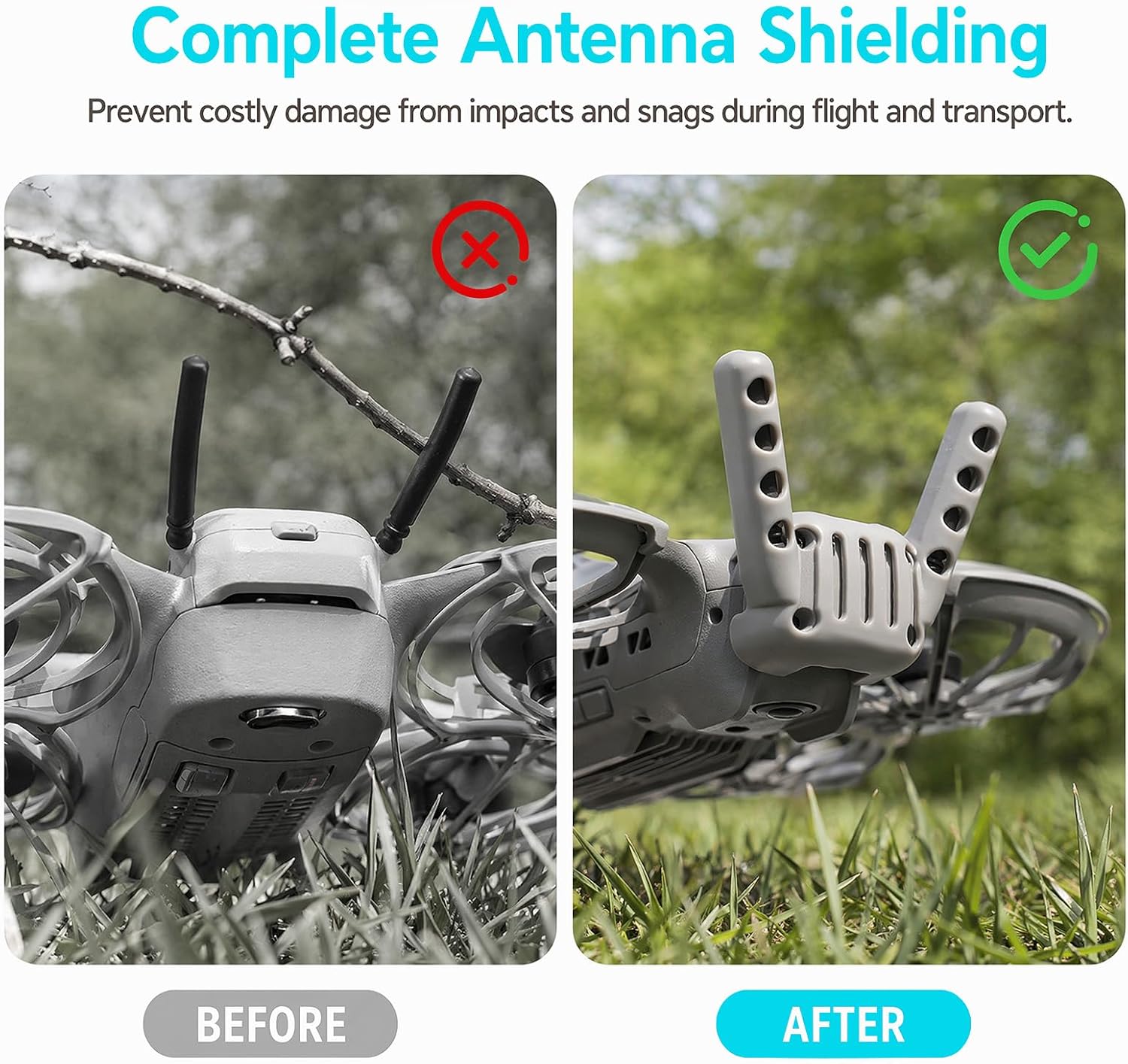 Digital Transceiver Protector Cover for DJI Neo 2 Drone, Sho... - Image 5