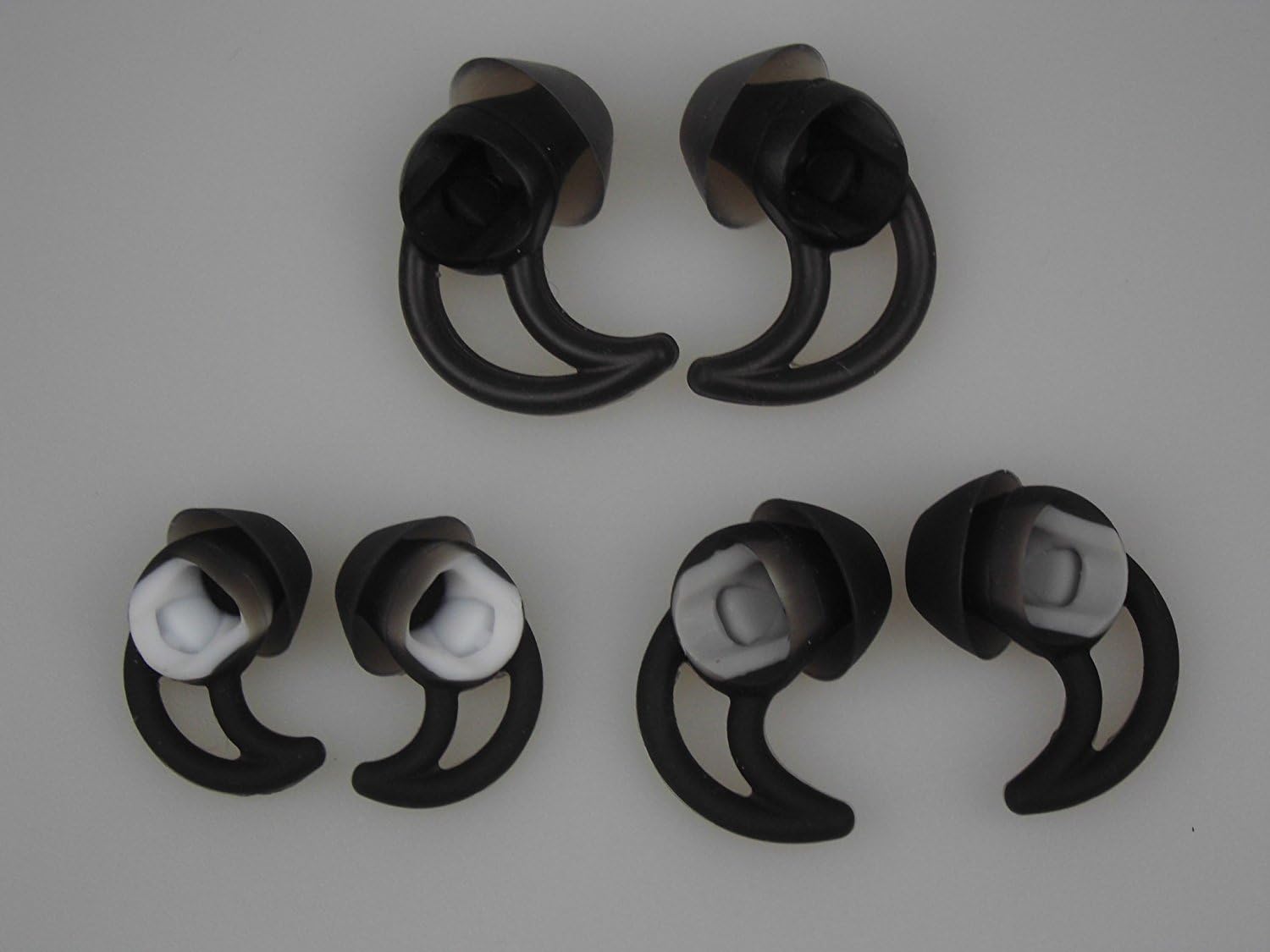 Replacement Noise Cancelling Double Flange Silicone Earbuds ... - Image 6