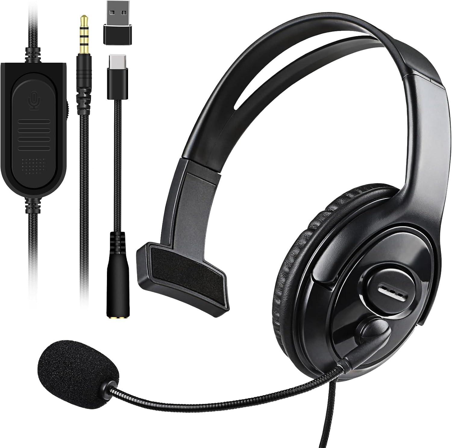 Joso Gaming Headset for PS5 PS4, 3.5mm Wired Online Gaming O... - Image 2