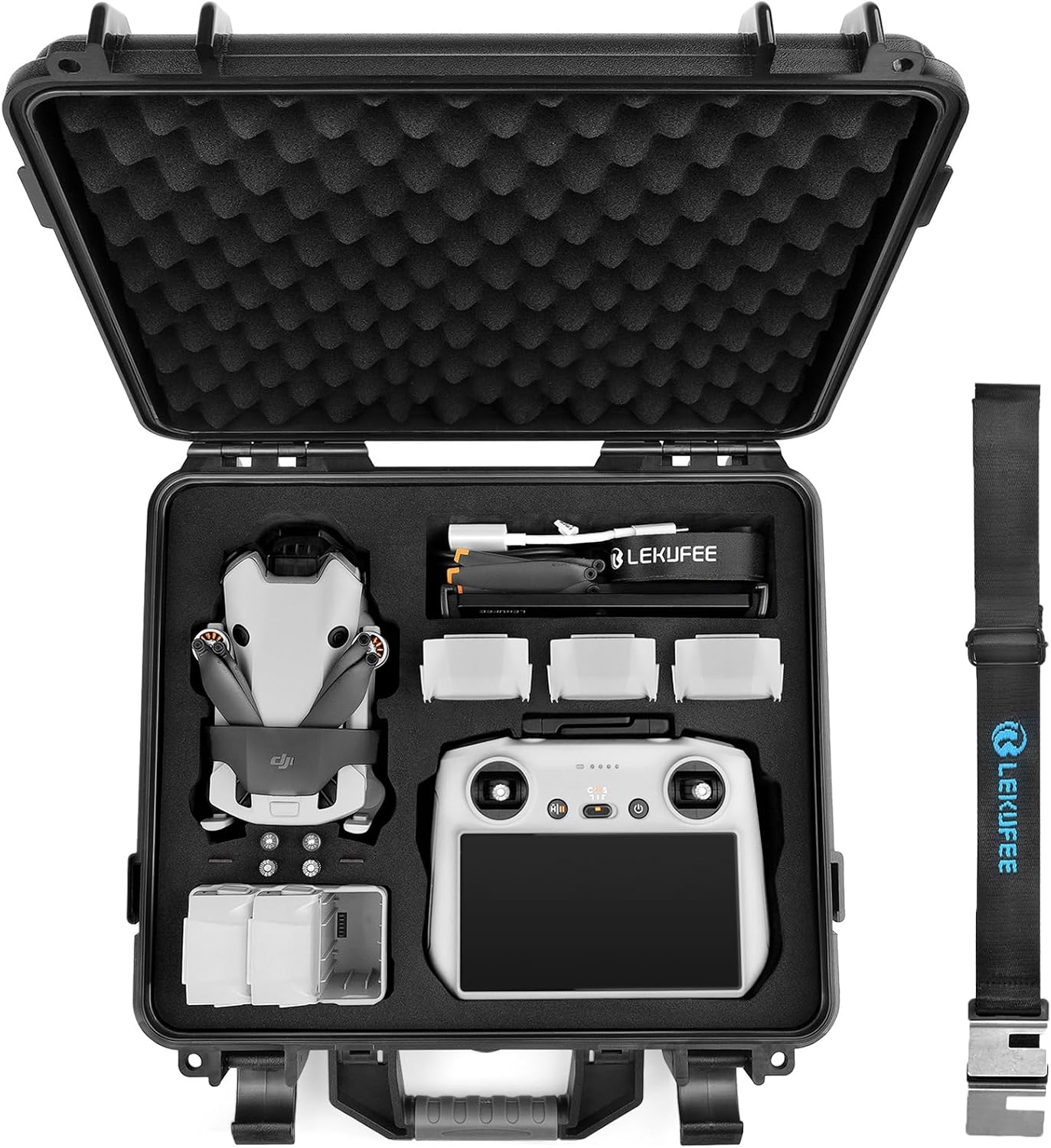 LEKUFEE Waterproof Hard Carrying Case for DJI Mini 5 pro/Min...