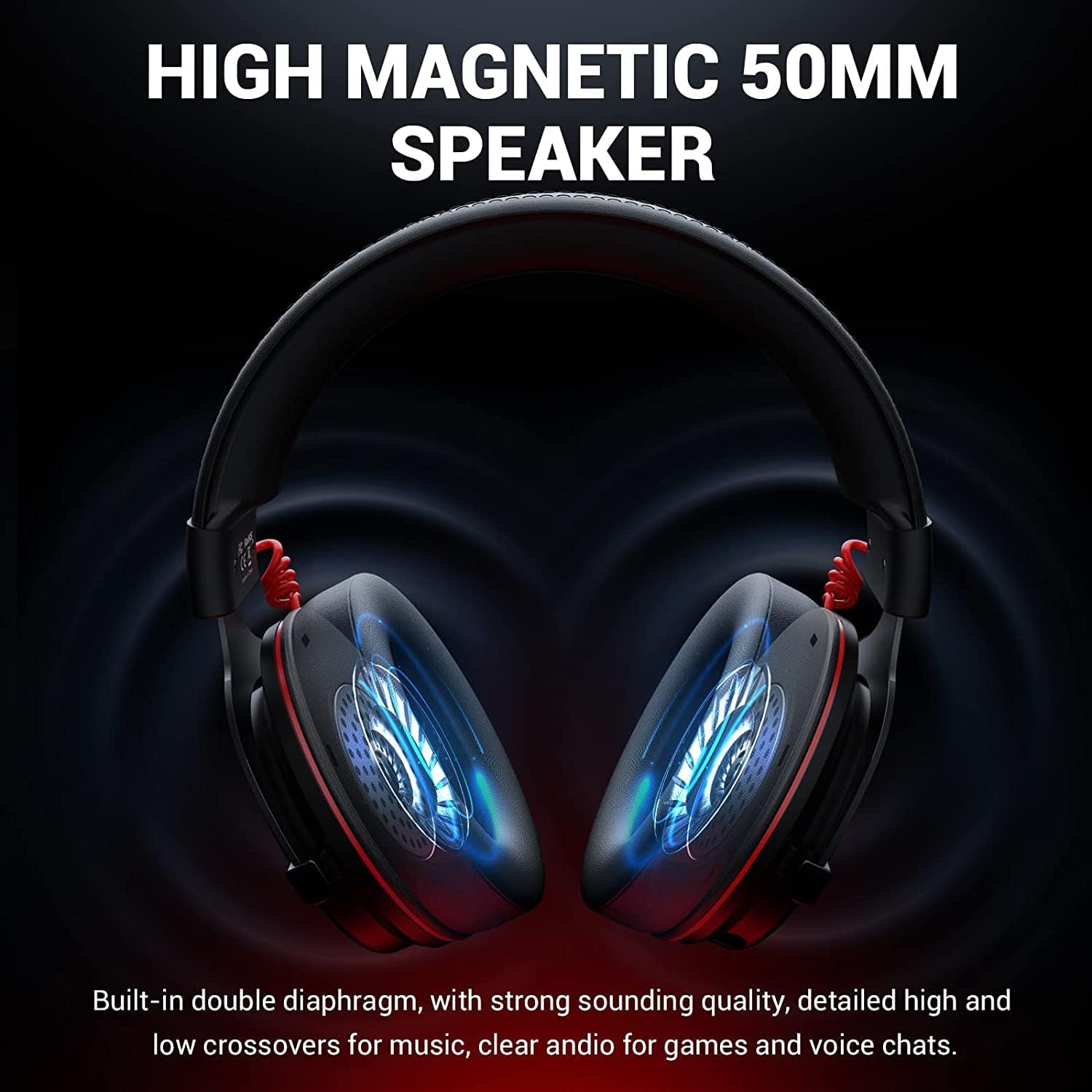 EKSA E900Pro USB Gaming Headphones for PS5, PS4, Xbox, Compu... - Image 5