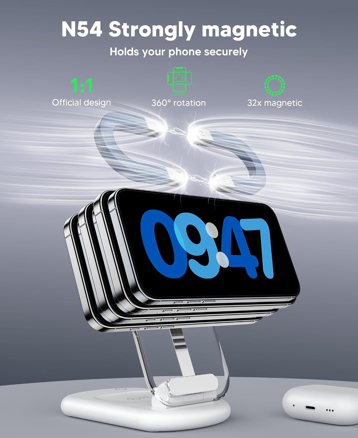 3 in 1 Wireless Charging Station for Apple Devices - Image 5