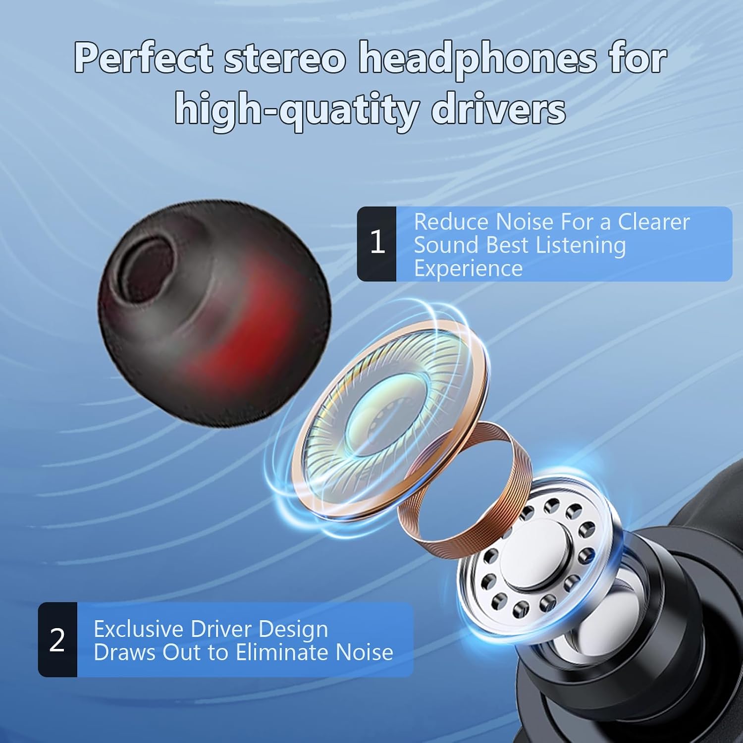 In Ear Wired Headphones,4 Packs Wired Earphones with Microph... - Image 4