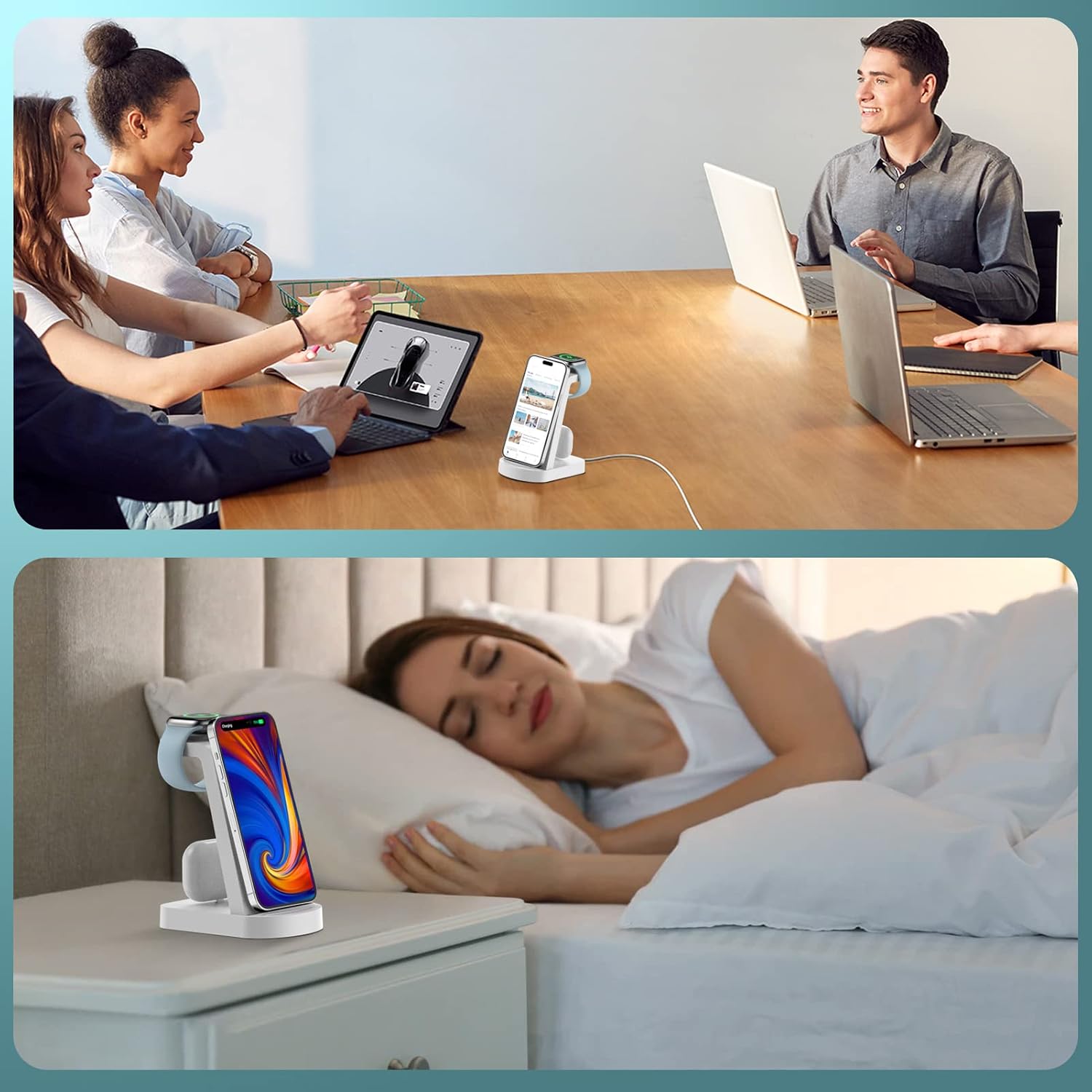 3 in 1 Wireless Charging Station, Wireless Charger for iPhon... - Image 7