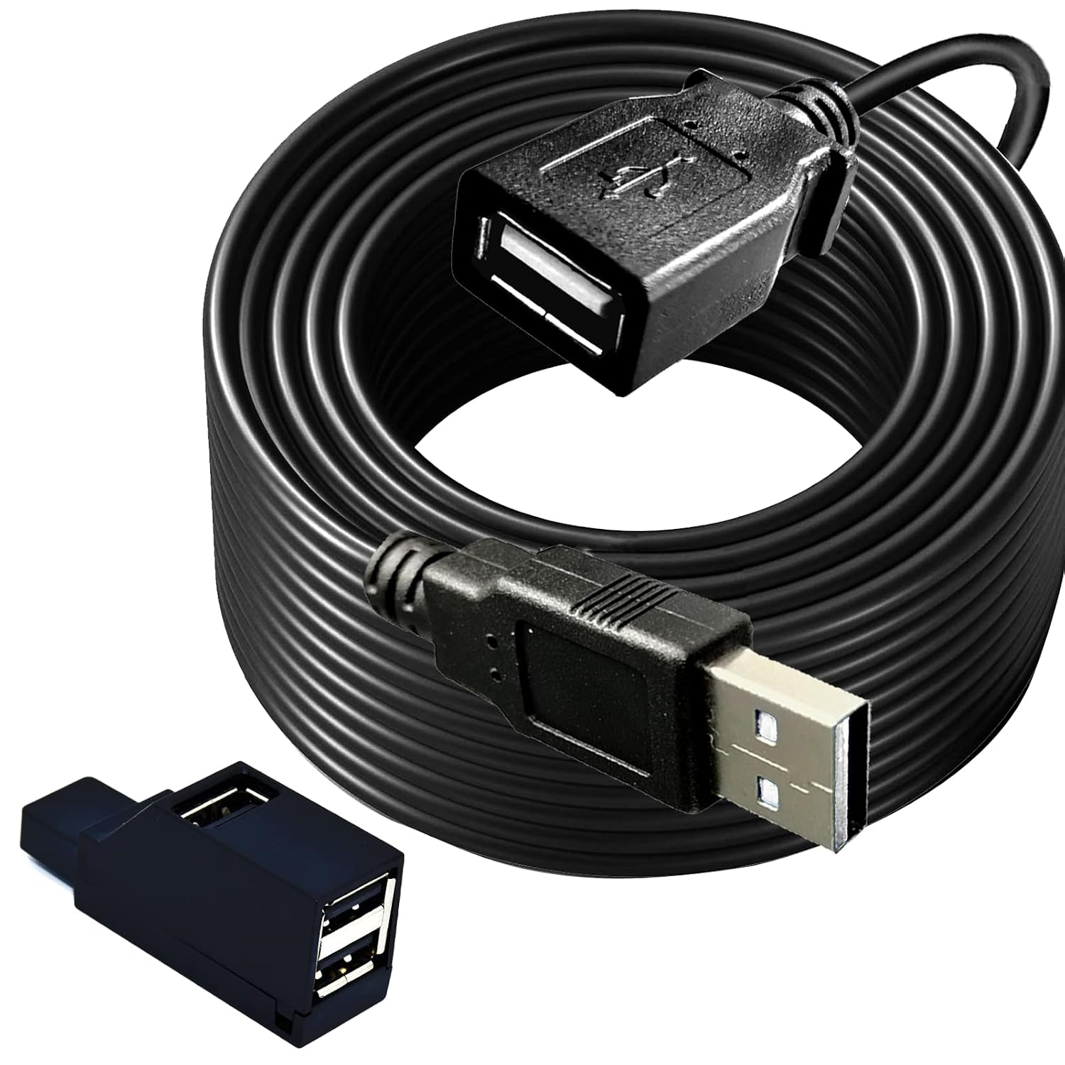YOTETION 25FT USB 2.0 Extension Cable with Hub, USB A Male t... - Image 5