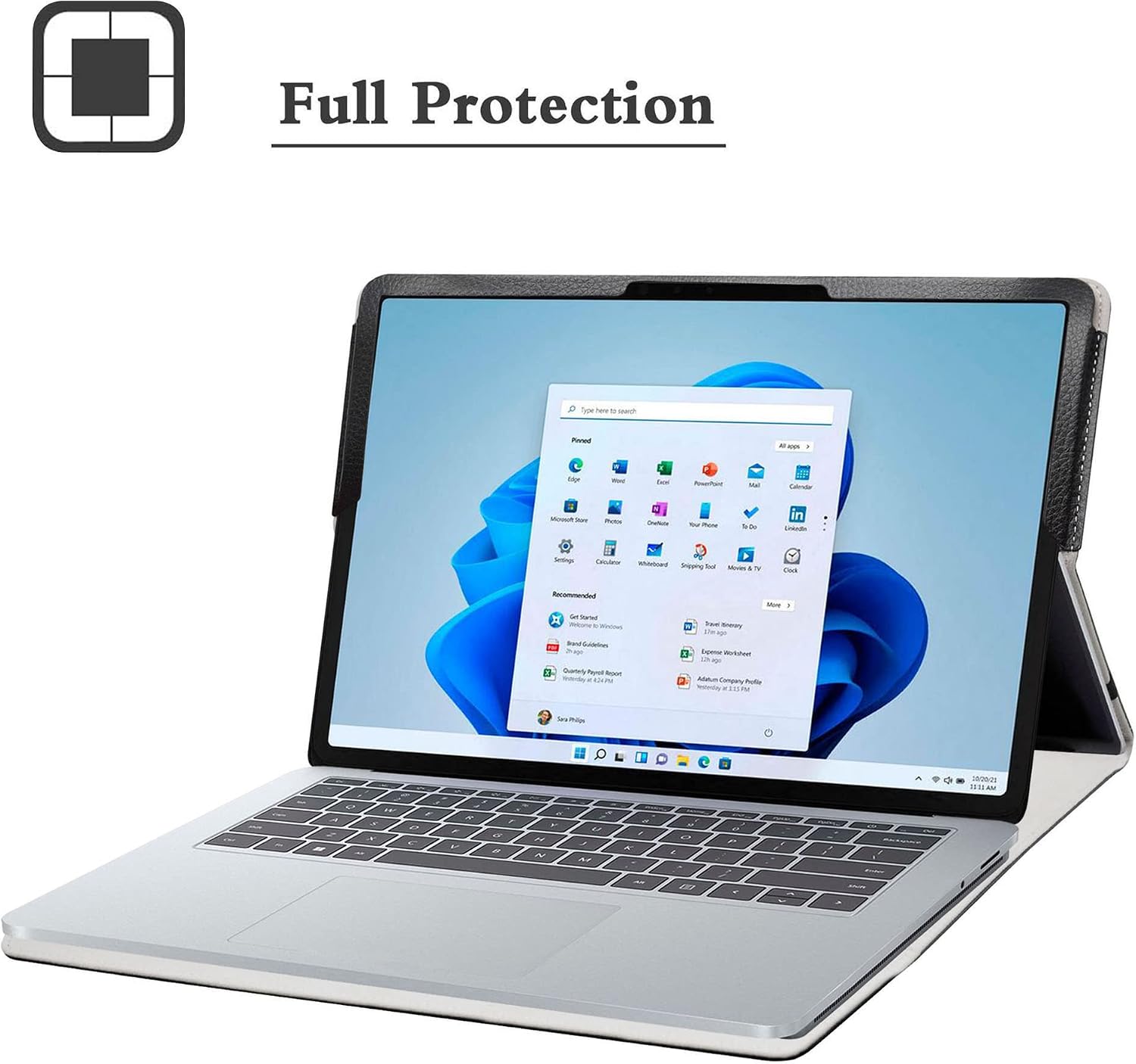 LiuShan Compatible with Surface Laptop Studio Case,PU Leathe... - Image 3