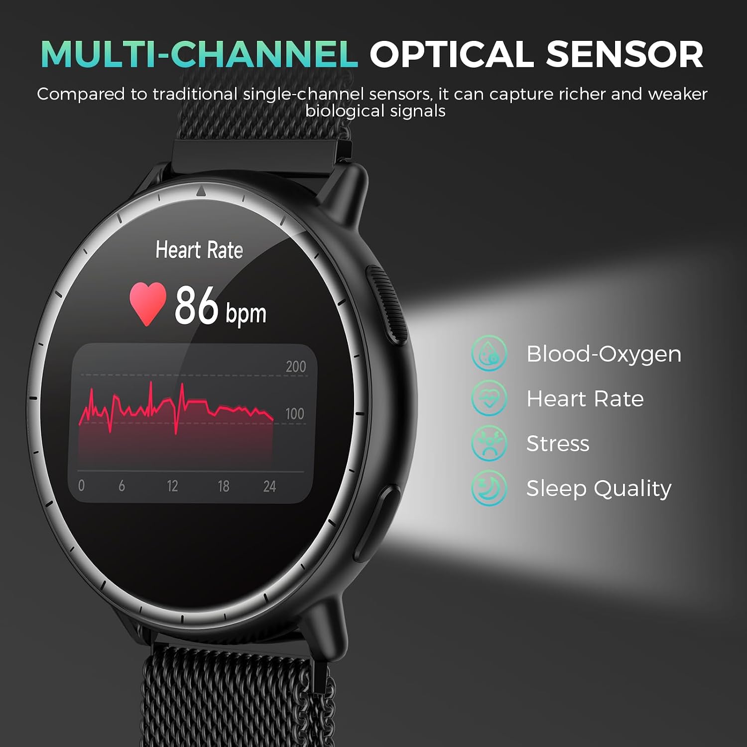 GPS Smart Watch for Men, Answer/Make Call, 5ATM Waterproof, ... - Image 8