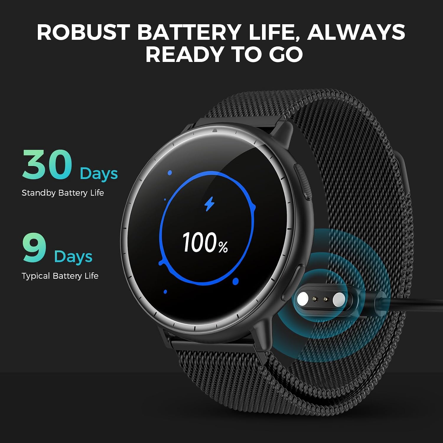 GPS Smart Watch for Men, Answer/Make Call, 5ATM Waterproof, ... - Image 10