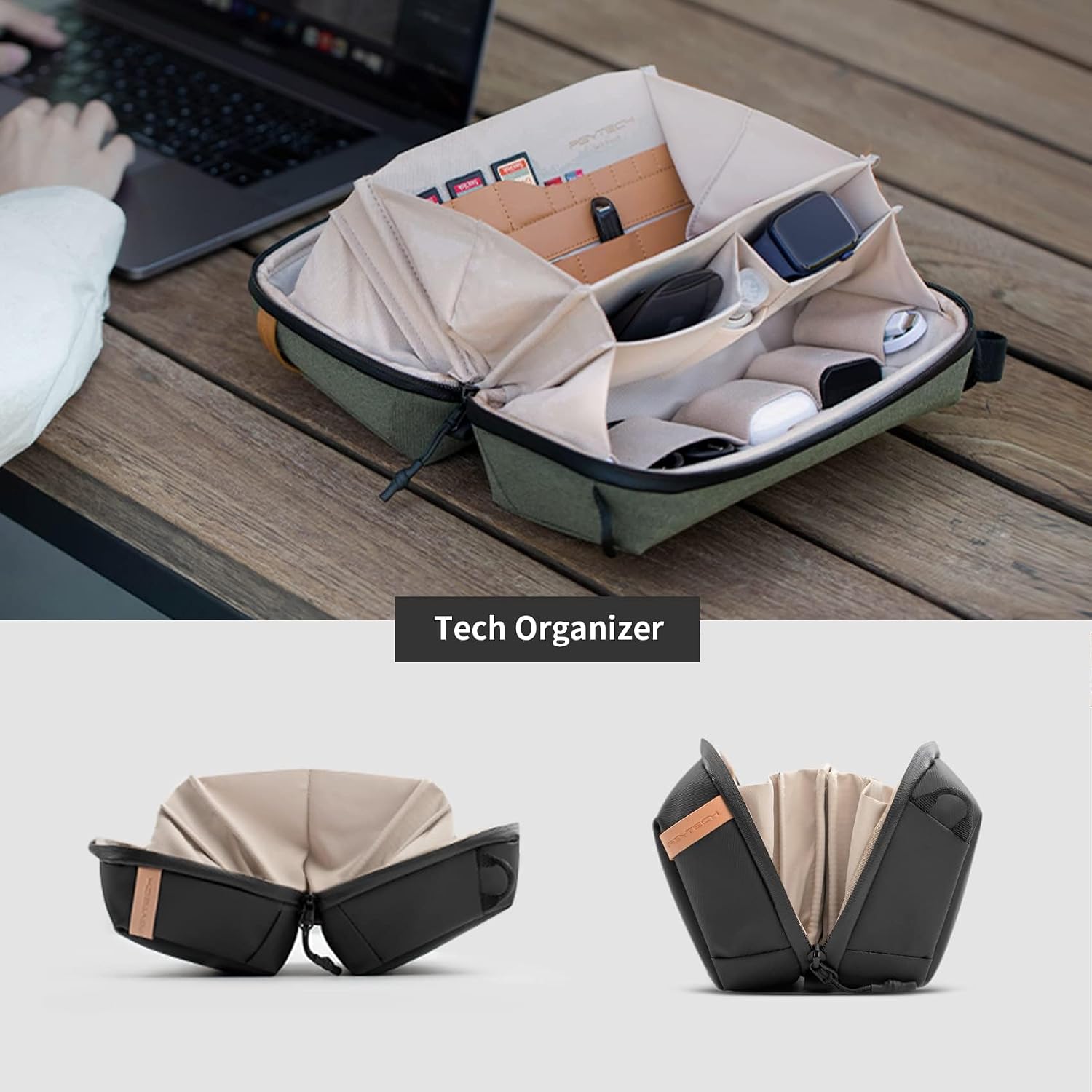 PGYTECH Tech Organizer, Travel Cable Electronics Accessory P... - Image 4