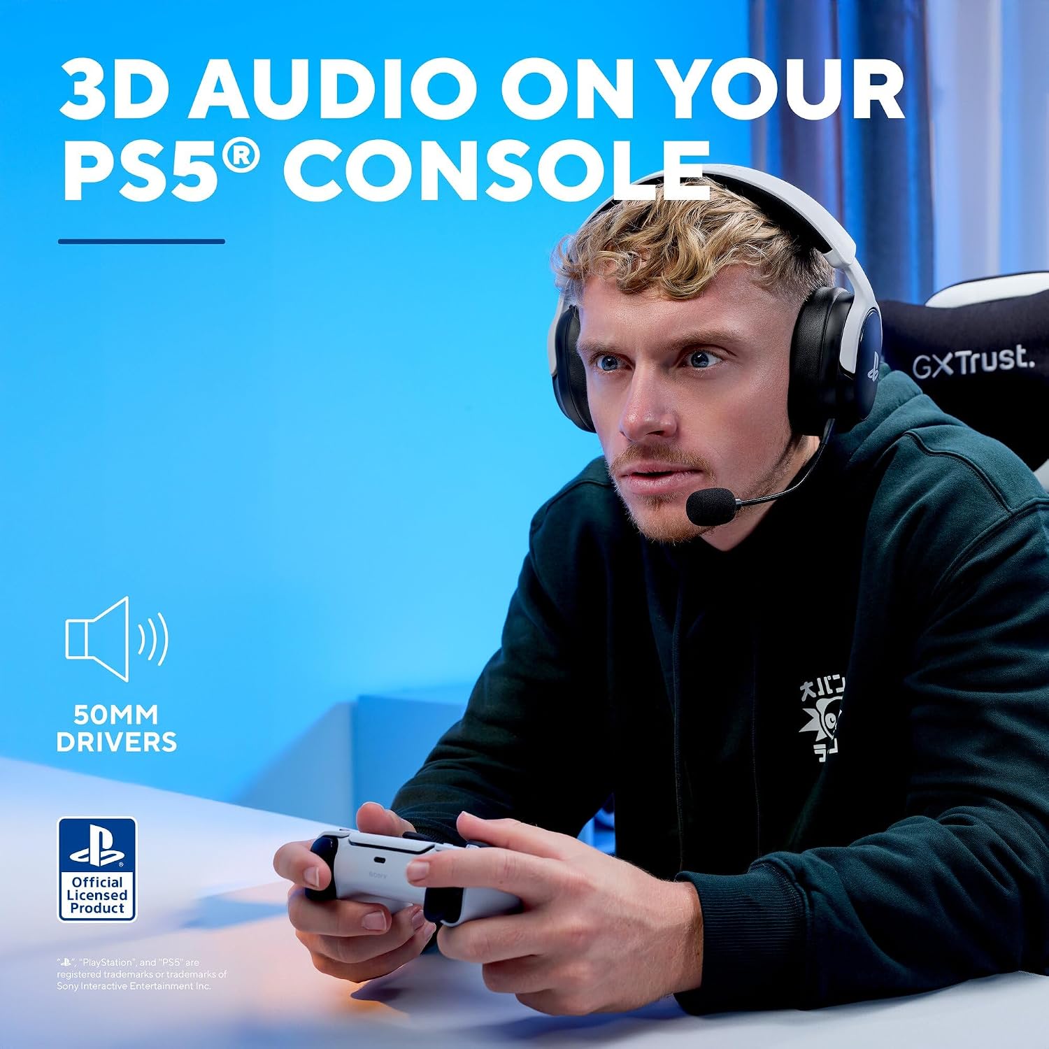 GXTrust Forta Wireless Gaming Headset PlayStation 5 Licensed... - Image 5