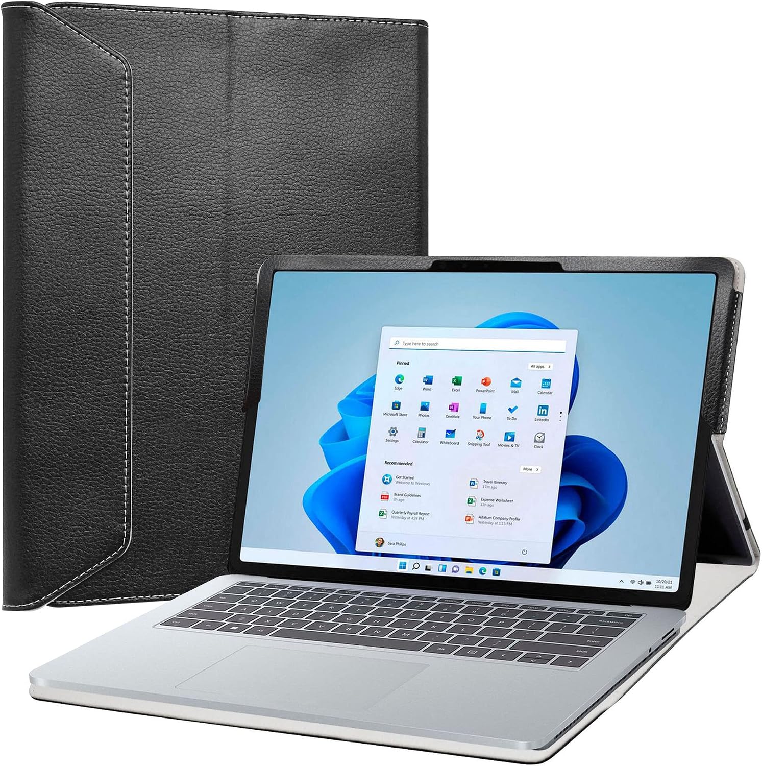 LiuShan Compatible with Surface Laptop Studio Case,PU Leathe... - Image 2