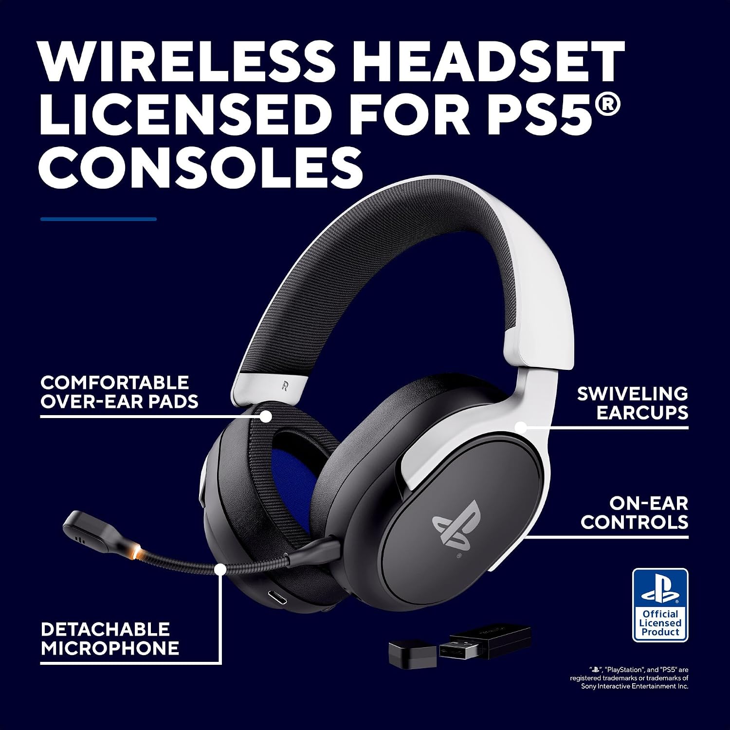 GXTrust Forta Wireless Gaming Headset PlayStation 5 Licensed... - Image 3