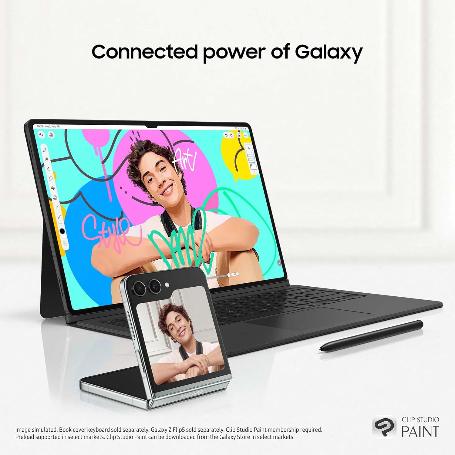 Samsung Galaxy Tab S9 WiFi Android Tablet, 128GB Storage, S ... - Image 12