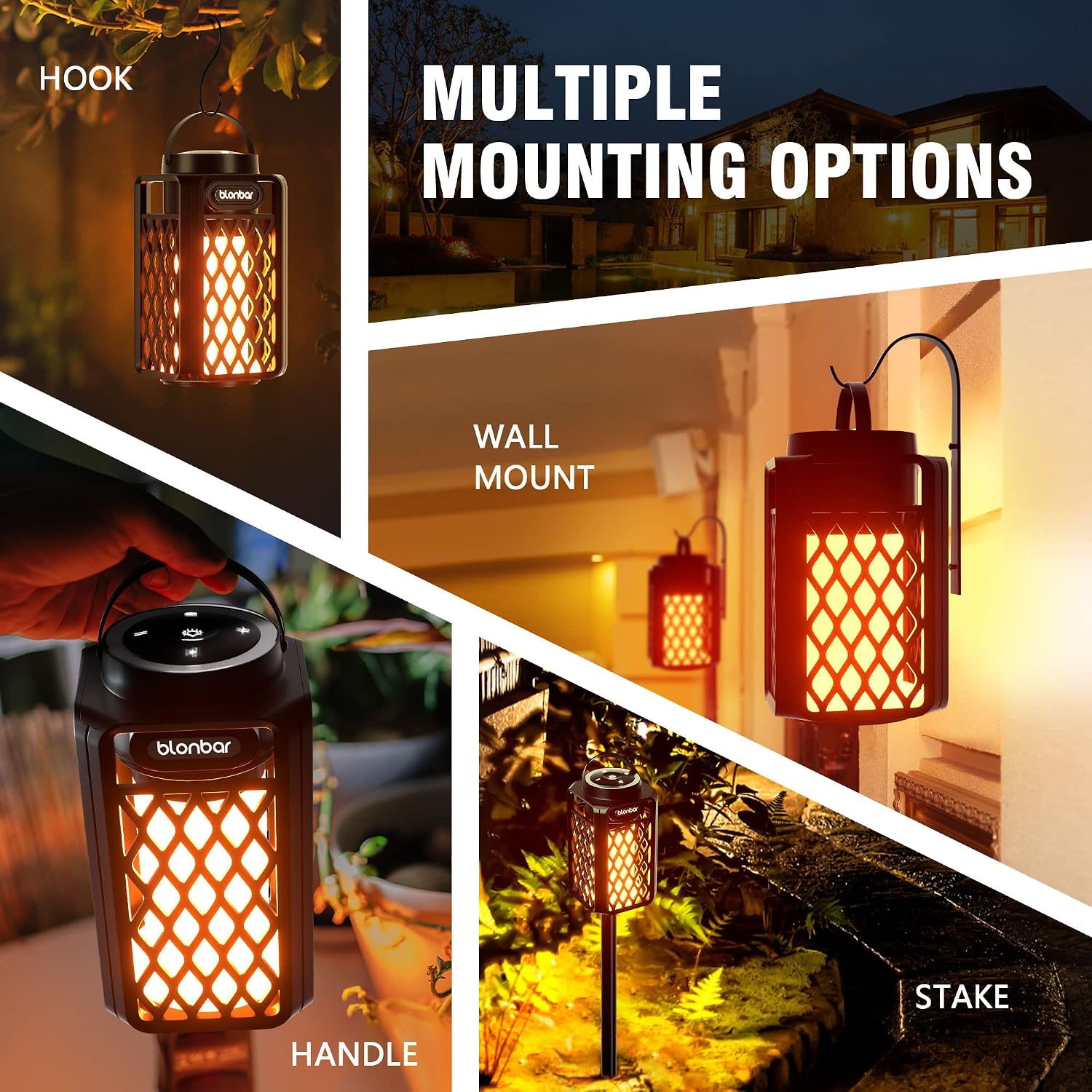 blonbar Led Flame Speaker,Outdoor Bluetooth Speaker with Tor... - Image 6