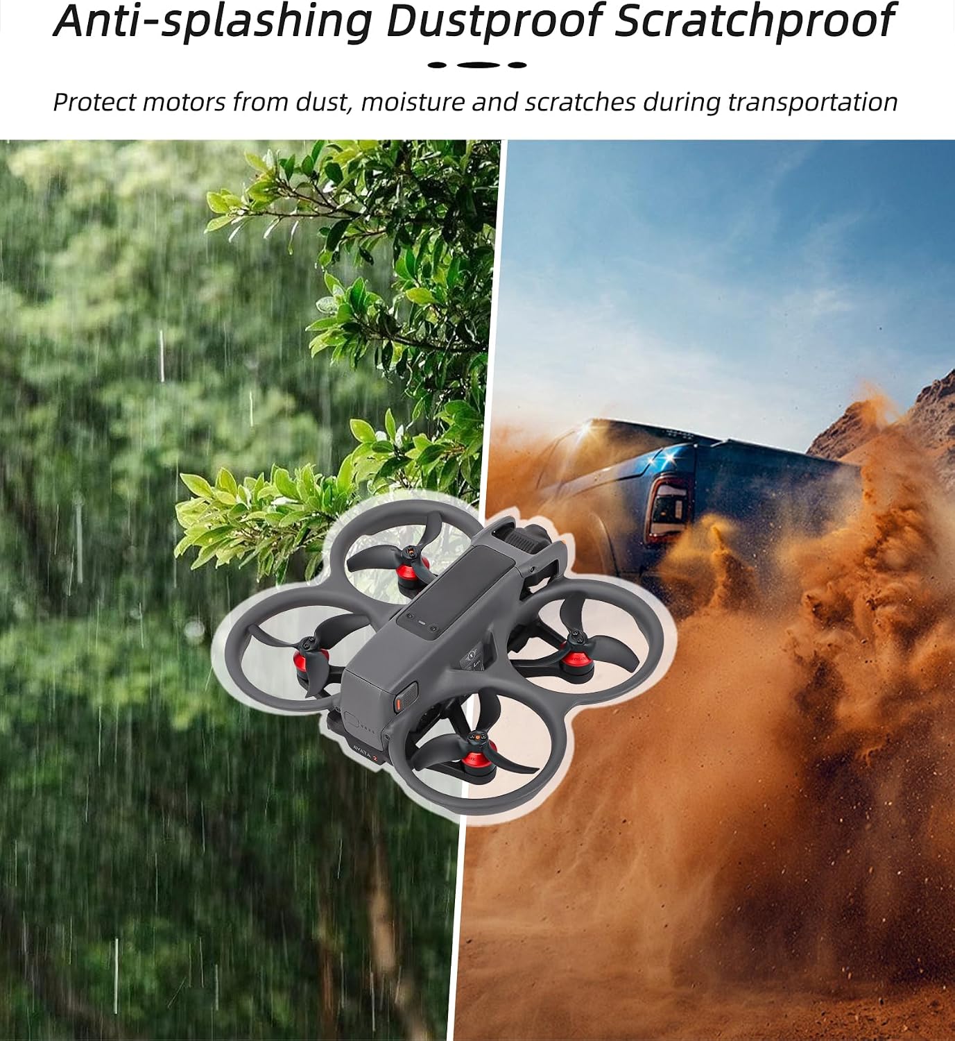Motor Cover for DJI Avata 2 Aluminum Alloy Protective Cap fo... - Image 5
