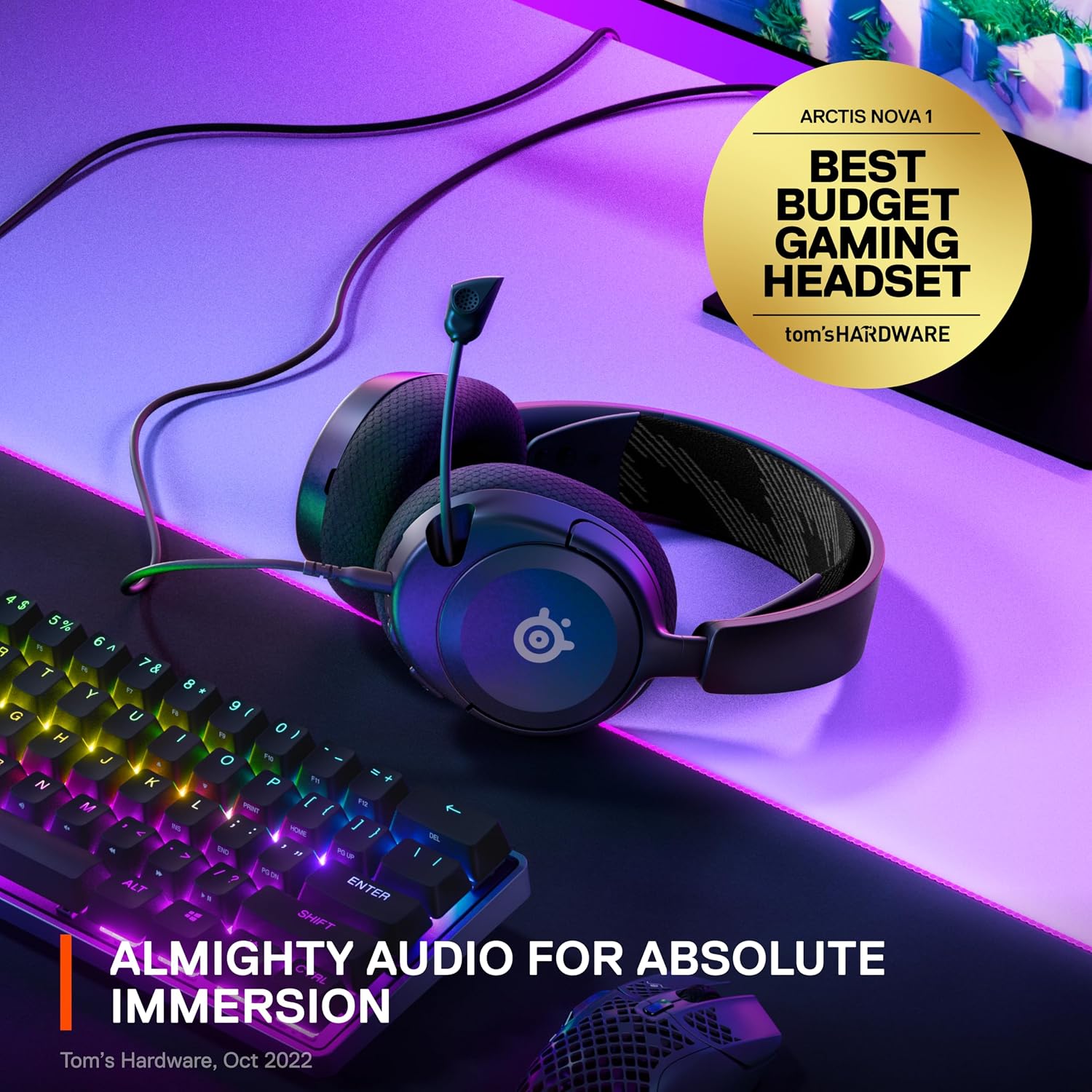 SteelSeries Arctis Nova 1 - Gaming Headset for PC, PS5, PS4,... - Image 6