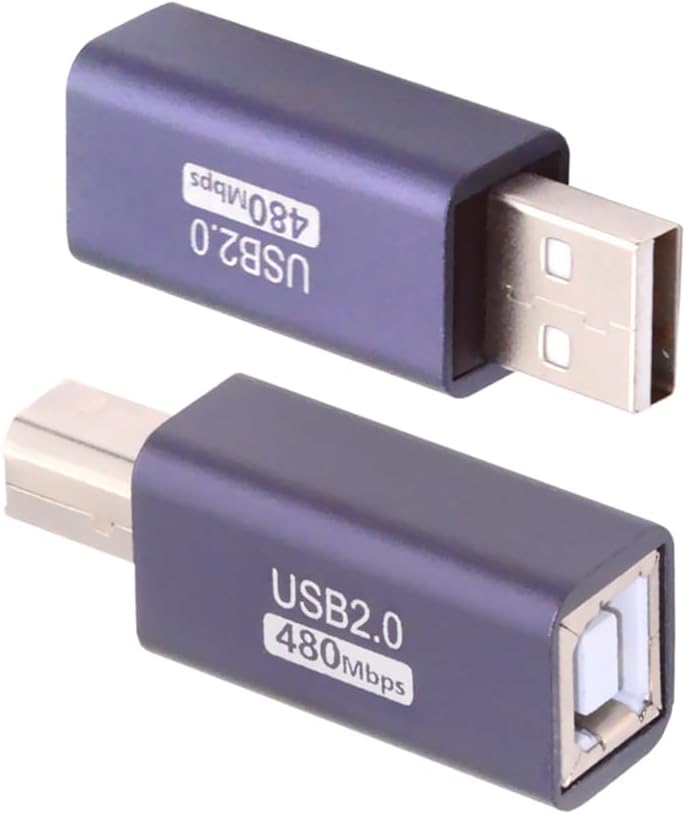 2pcs/lot USB 2.0 B Type Female to Type-A & Type-B Male Exten... - Image 8