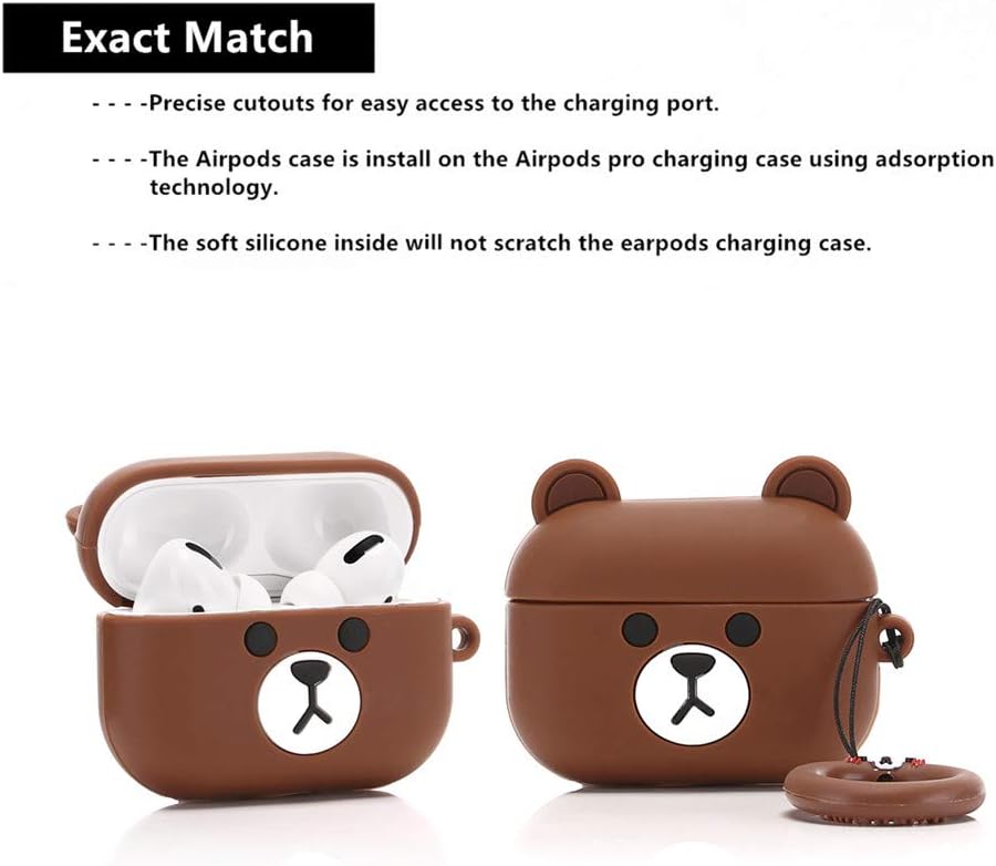 Airpods Pro Silicone Case Funny Cover Compatible for Apple A... - Image 4