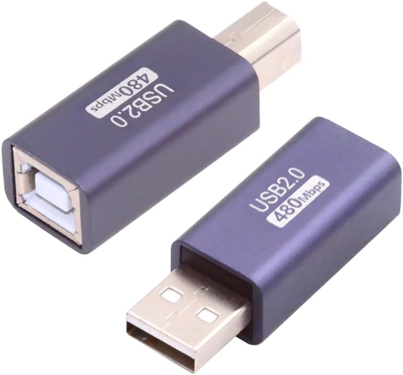 2pcs/lot USB 2.0 B Type Female to Type-A & Type-B Male Exten... - Image 10