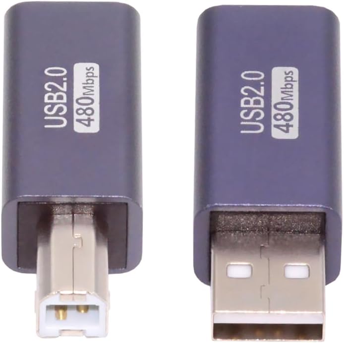 2pcs/lot USB 2.0 B Type Female to Type-A & Type-B Male Exten... - Image 9