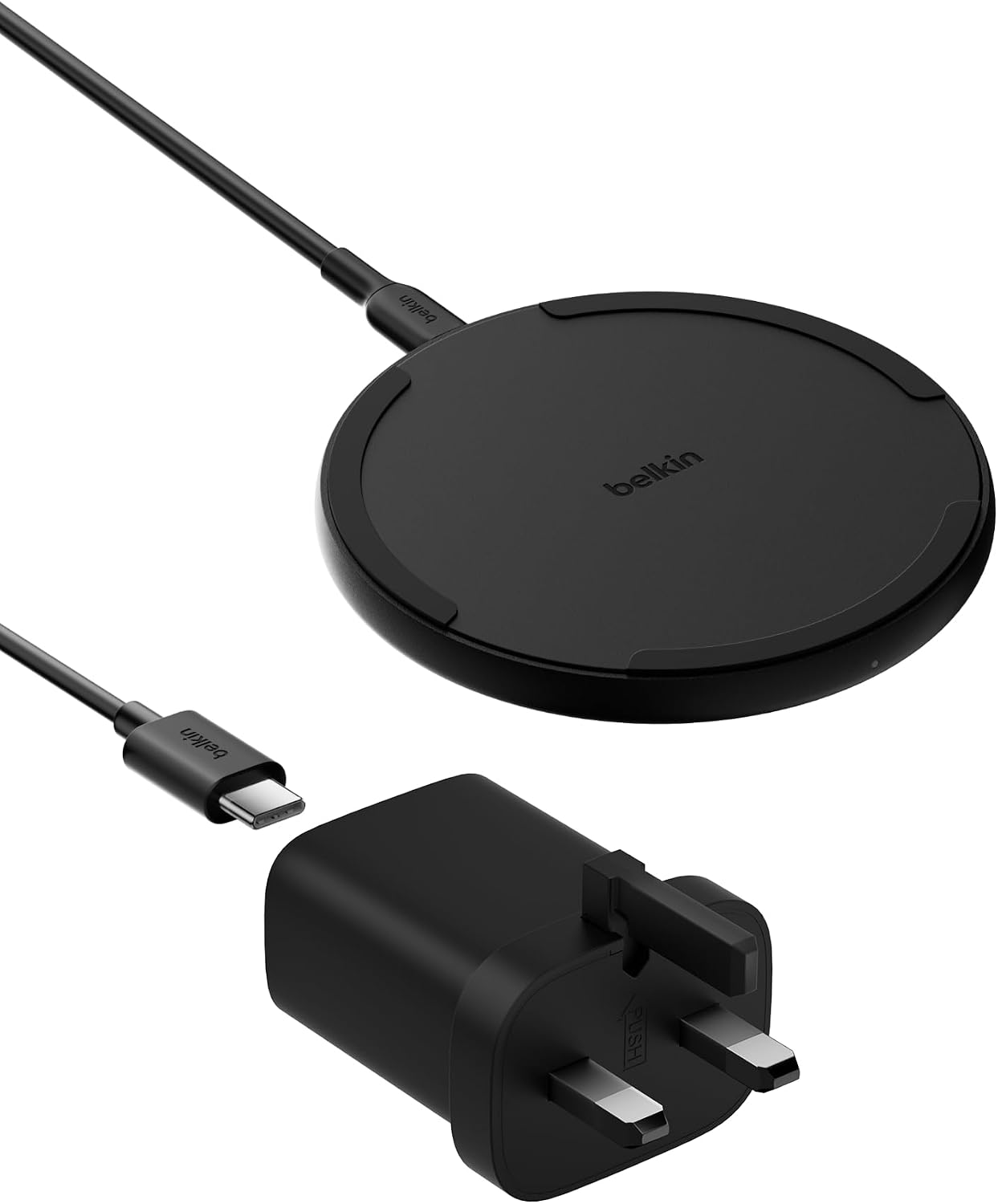 Belkin BoostCharge Wireless Charging Pad with Qi, 15W Fast C... - Image 2