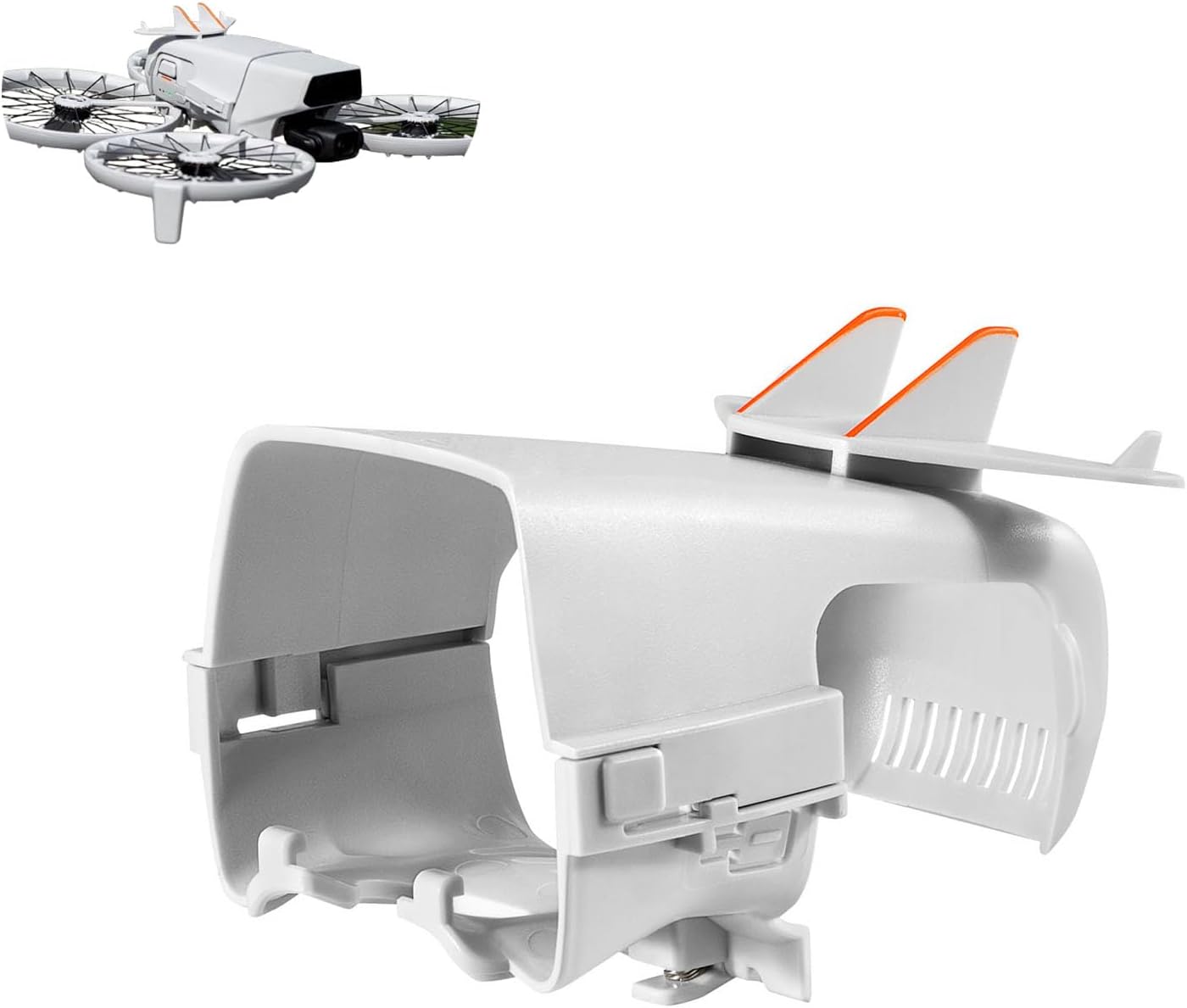 Battery Anti-release Buckle Flight Tail Wing Compatible with...
