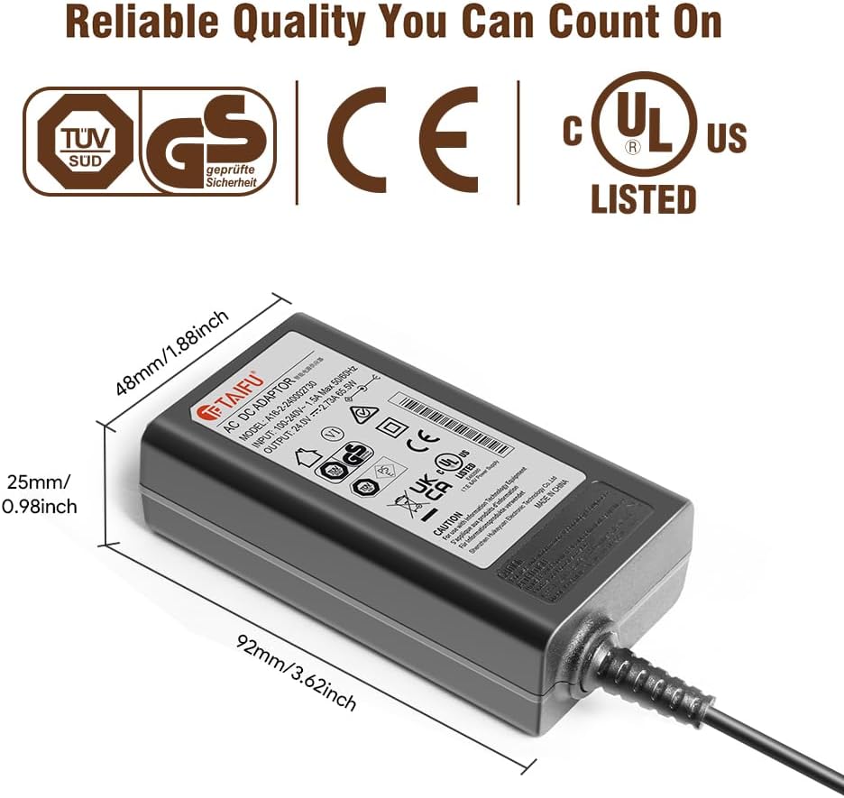 TAIFU Universal 24V Power Supply Charger for Printer Scanner... - Image 7