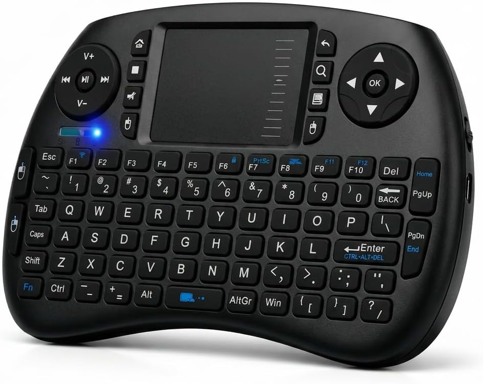 Mini Wireless Keyboard with Touchpad, 2.4G Small Keyboard an... - Image 2