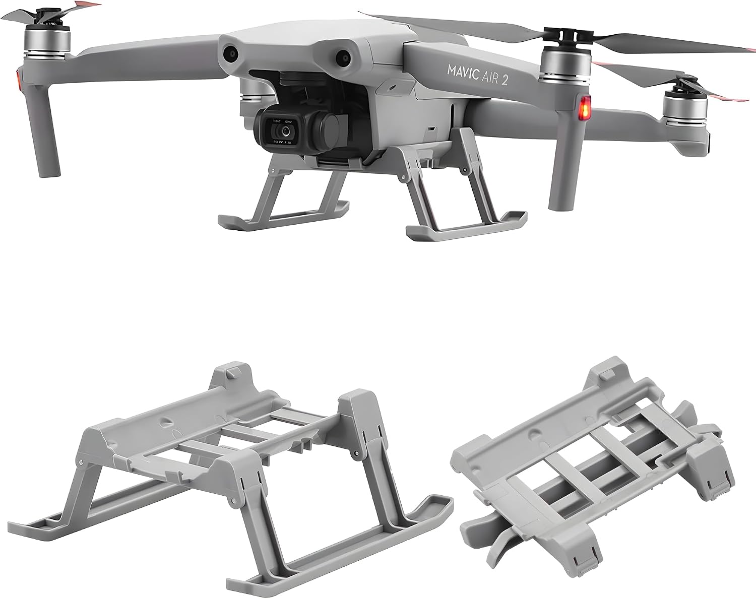 Air 2/2S Landing Gear Foldable Height Extended Kit Quick Rel...