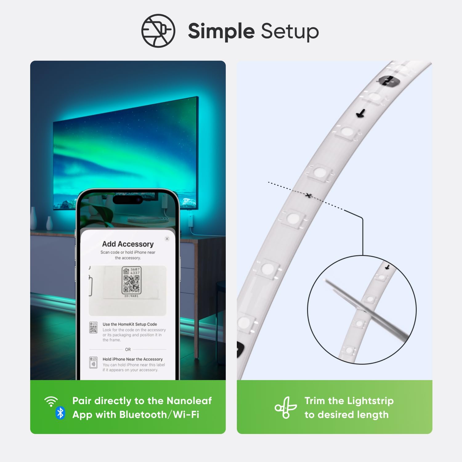 Nanoleaf Matter Wi-Fi 5M Gradient LED Light Strip - 300 RGB ... - Image 9