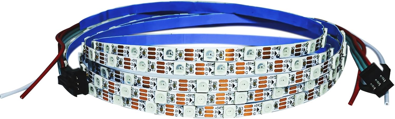 WS2812B LED Strip Light 5V, 5mm Ultra Narrow RGB Pixel Strip... - Image 9