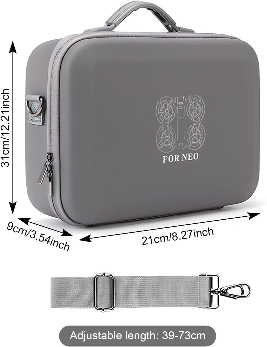 Carrying Case for DJI Neo, Portable Storage Case for DJI Neo... - Image 2