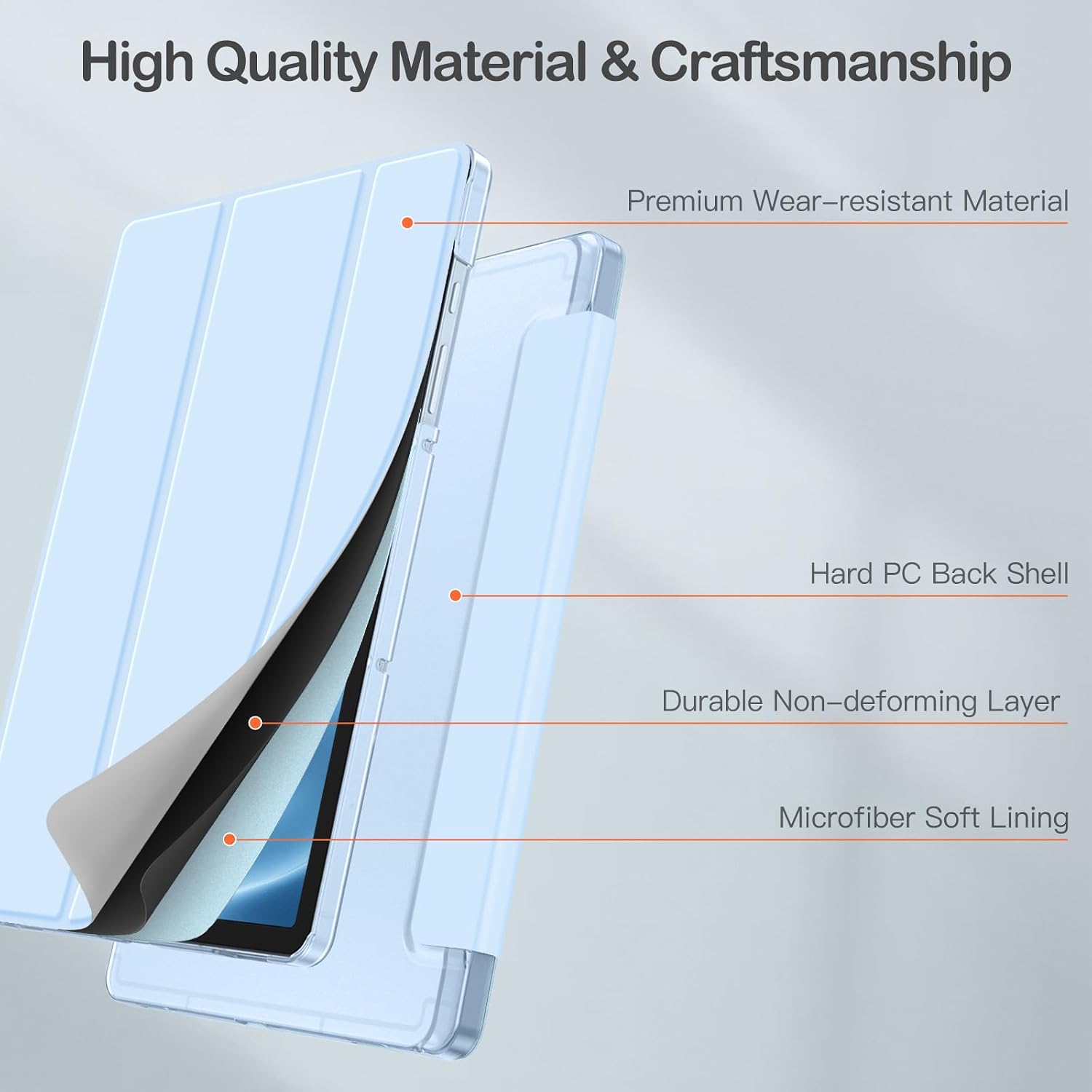 FINTIE SlimShell Case for Samsung Galaxy Tab S10 Lite/ S10 F... - Image 10