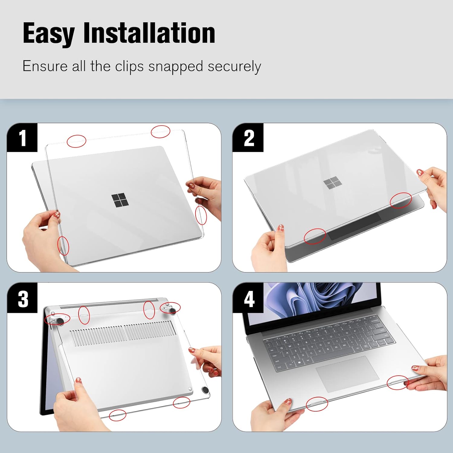 Fintie Case for 15 Inch Microsoft Surface Laptop 5 4 3 with ... - Image 8