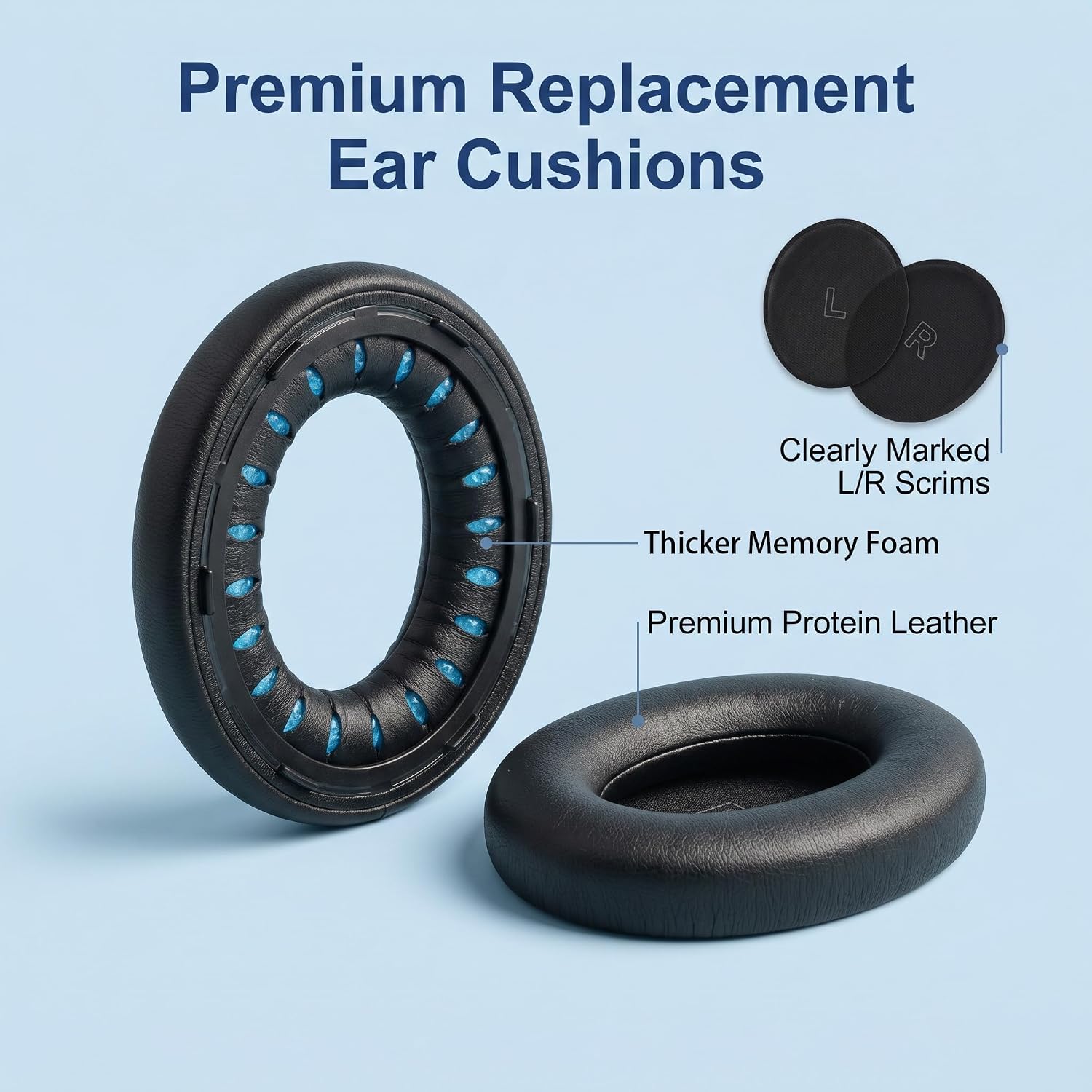 Replacement Earpads for Bose QuietComfort Ultra Gen 1 & Gen ... - Image 6