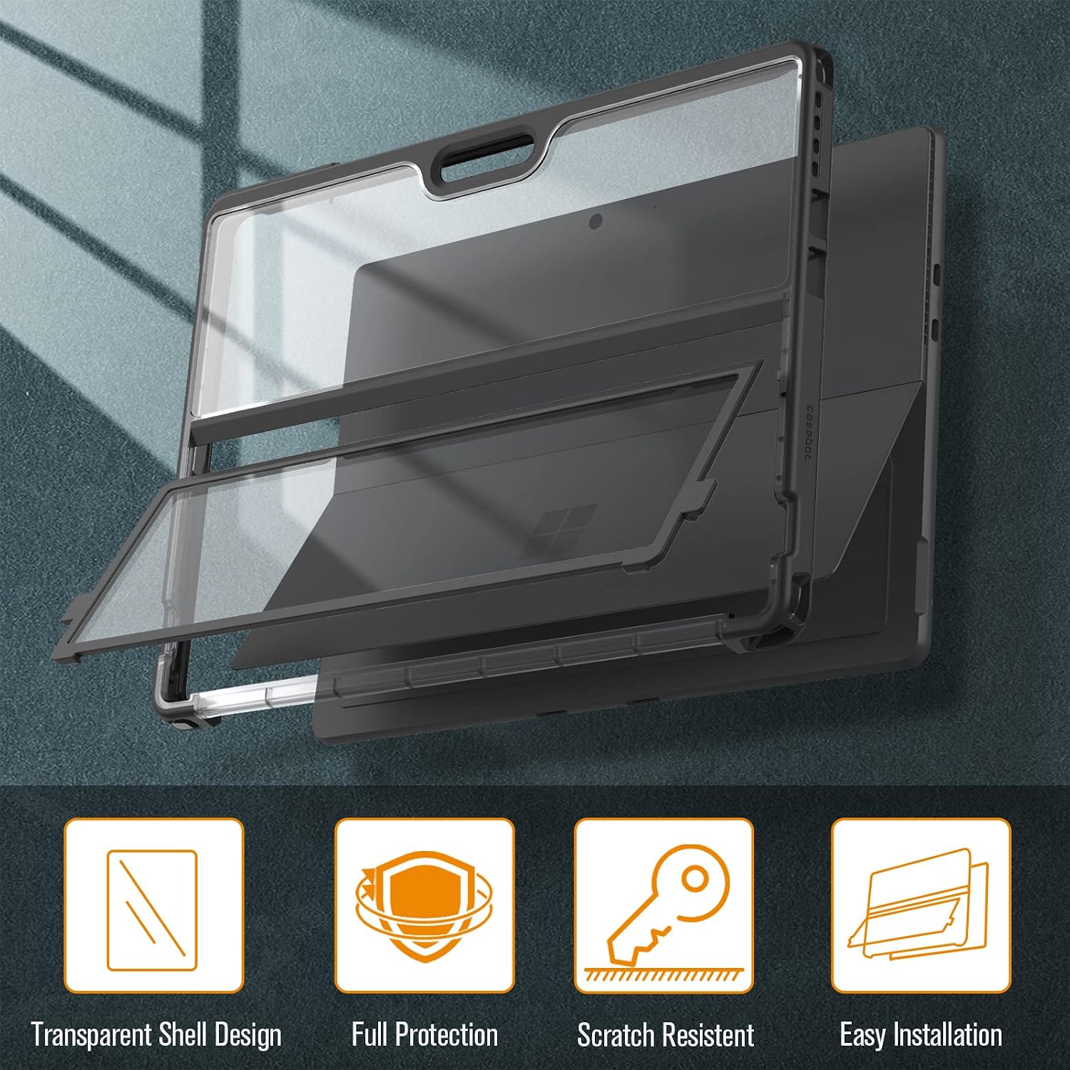 FINTIE Hybrid Case for Microsoft Surface Pro 11/10/9 (2024-2... - Image 4