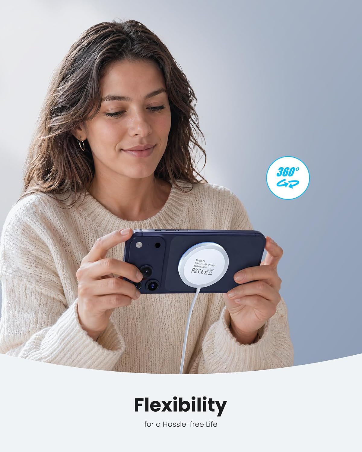 Magnetic Wireless Charger with 20W Fast Adapter, OANDYS MagS... - Image 8