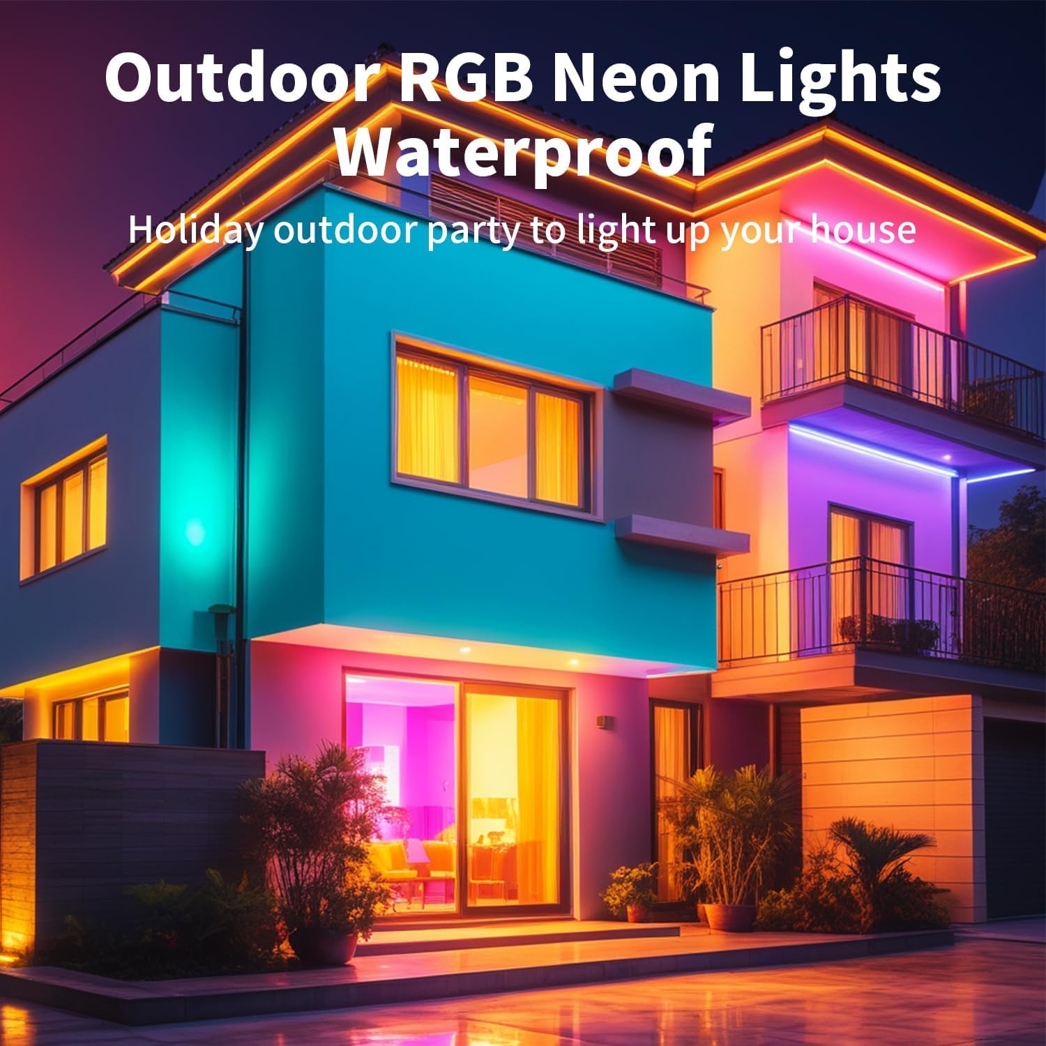 iNextStation 15M RGB LED Strip Light 24V Music Sync Waterpro... - Image 8