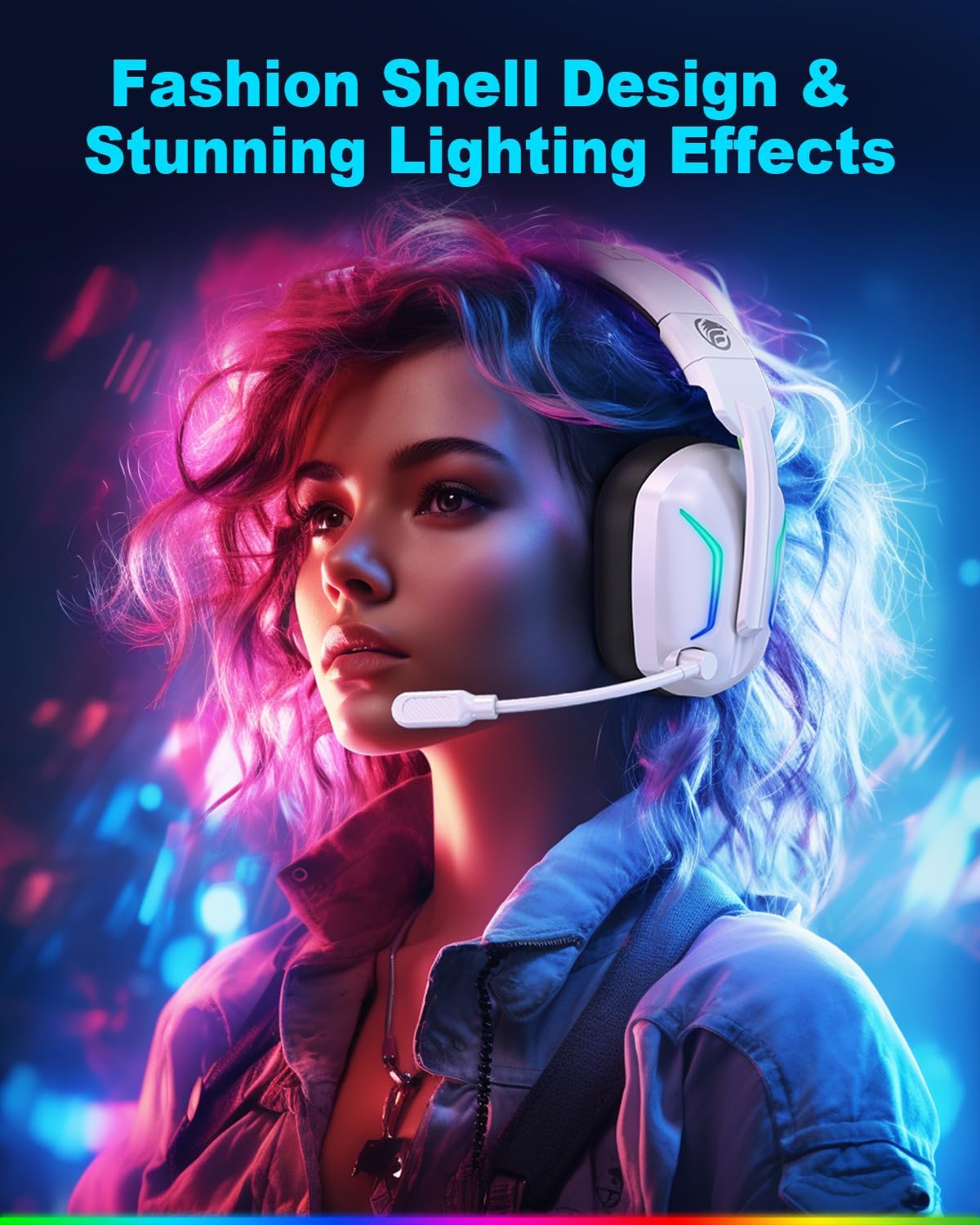 Fachixy Wireless Gaming Headset for PS5, PS4, PC, Switch & M... - Image 9