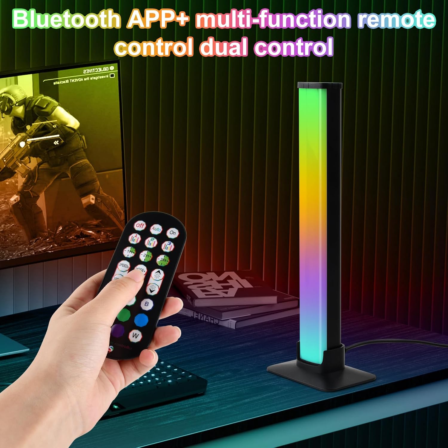 Smart RGB LED Light Bars, 2 Pack TV Backlight Gaming Lamp, M... - Image 4