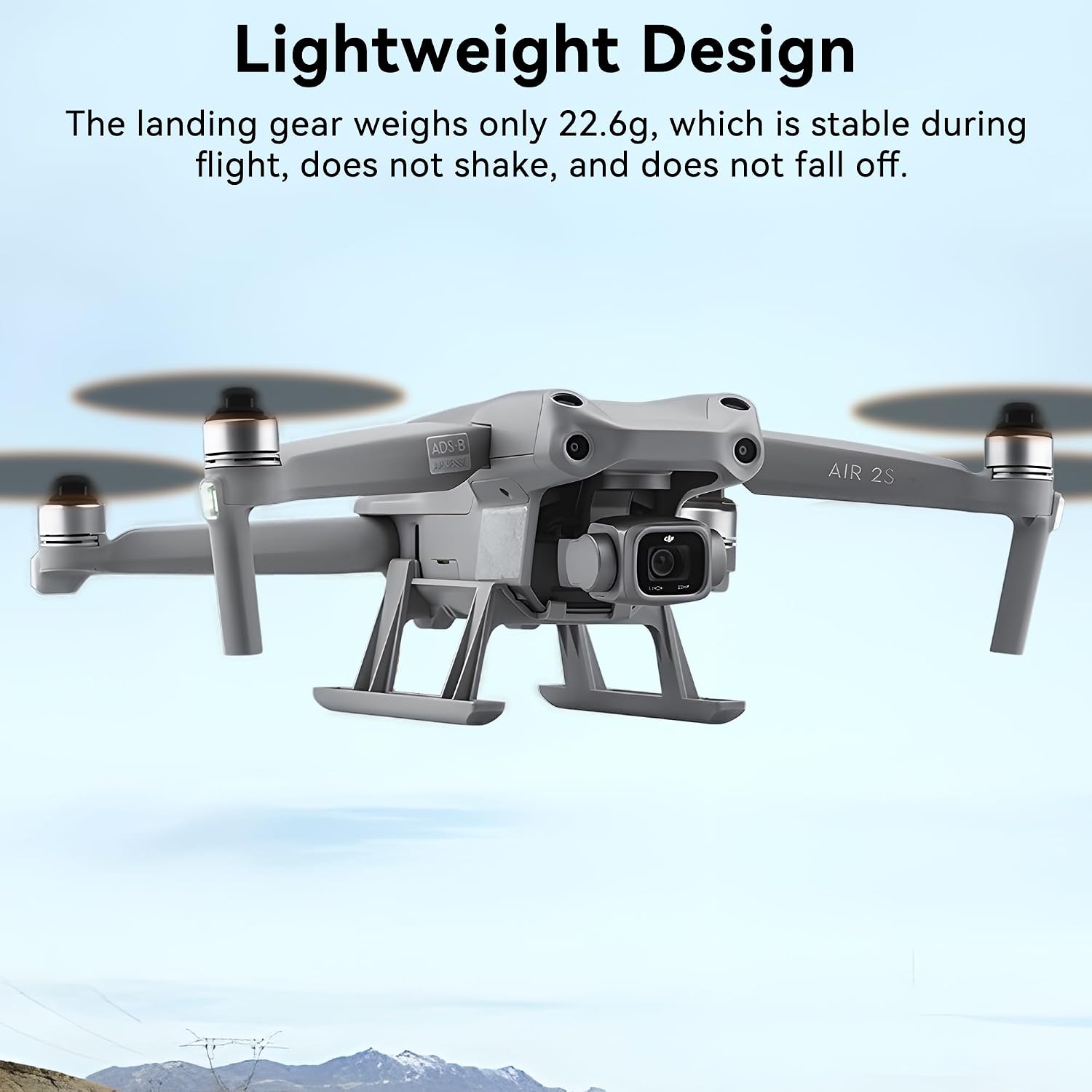 Air 2/2S Landing Gear Foldable Height Extended Kit Quick Rel... - Image 4