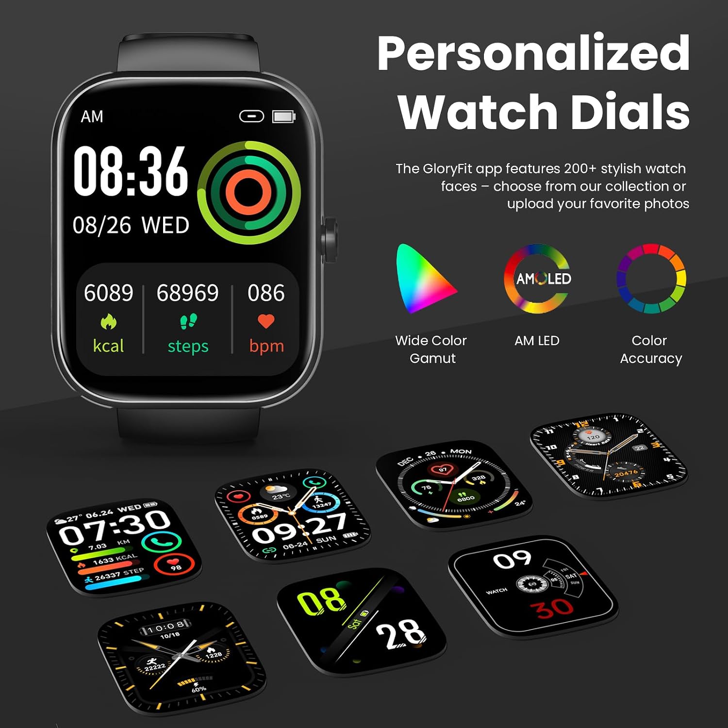 Smart Watch for Men Women, 1.91" Screen Fitness Watch with A... - Image 7
