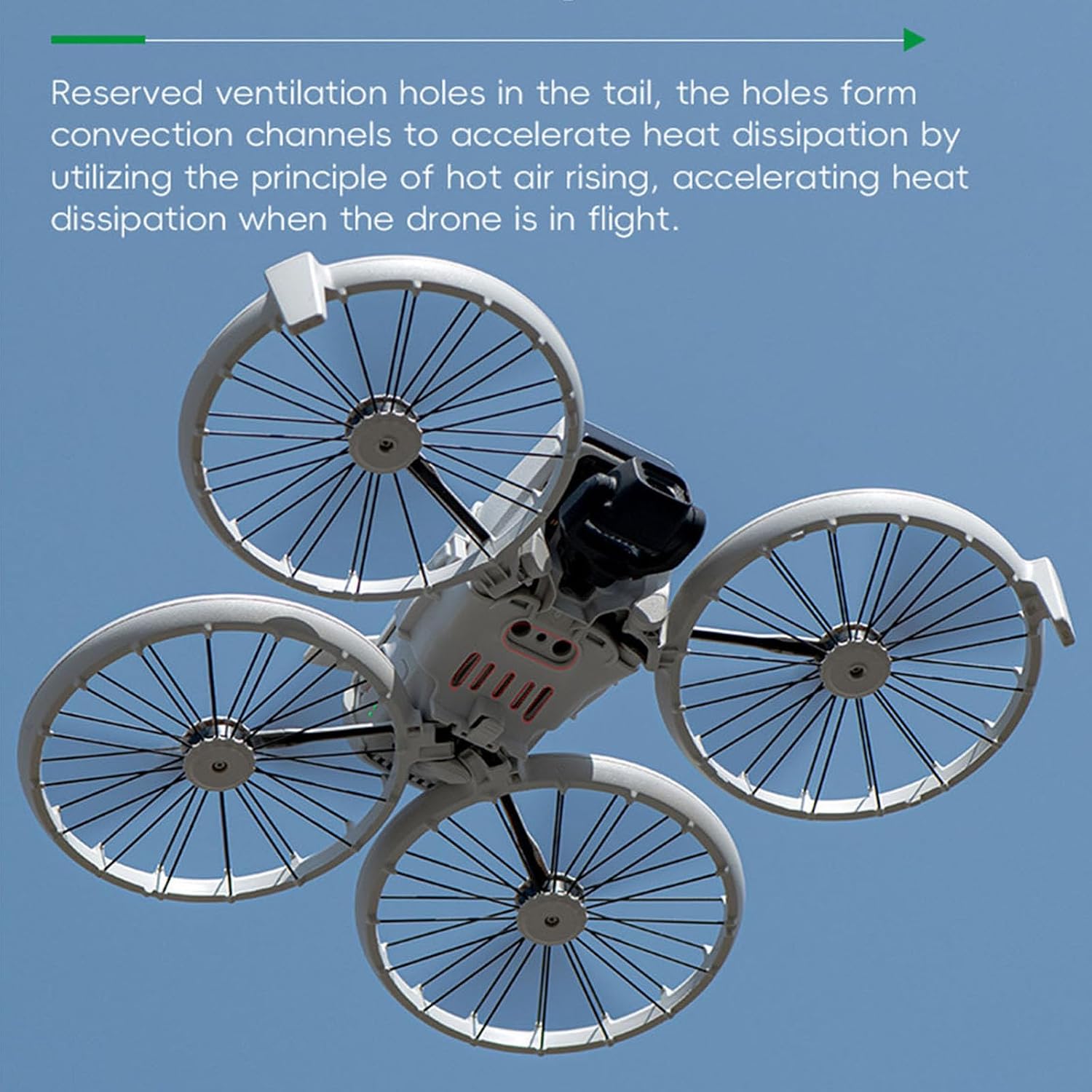 Battery Anti-release Buckle Flight Tail Wing Compatible with... - Image 8