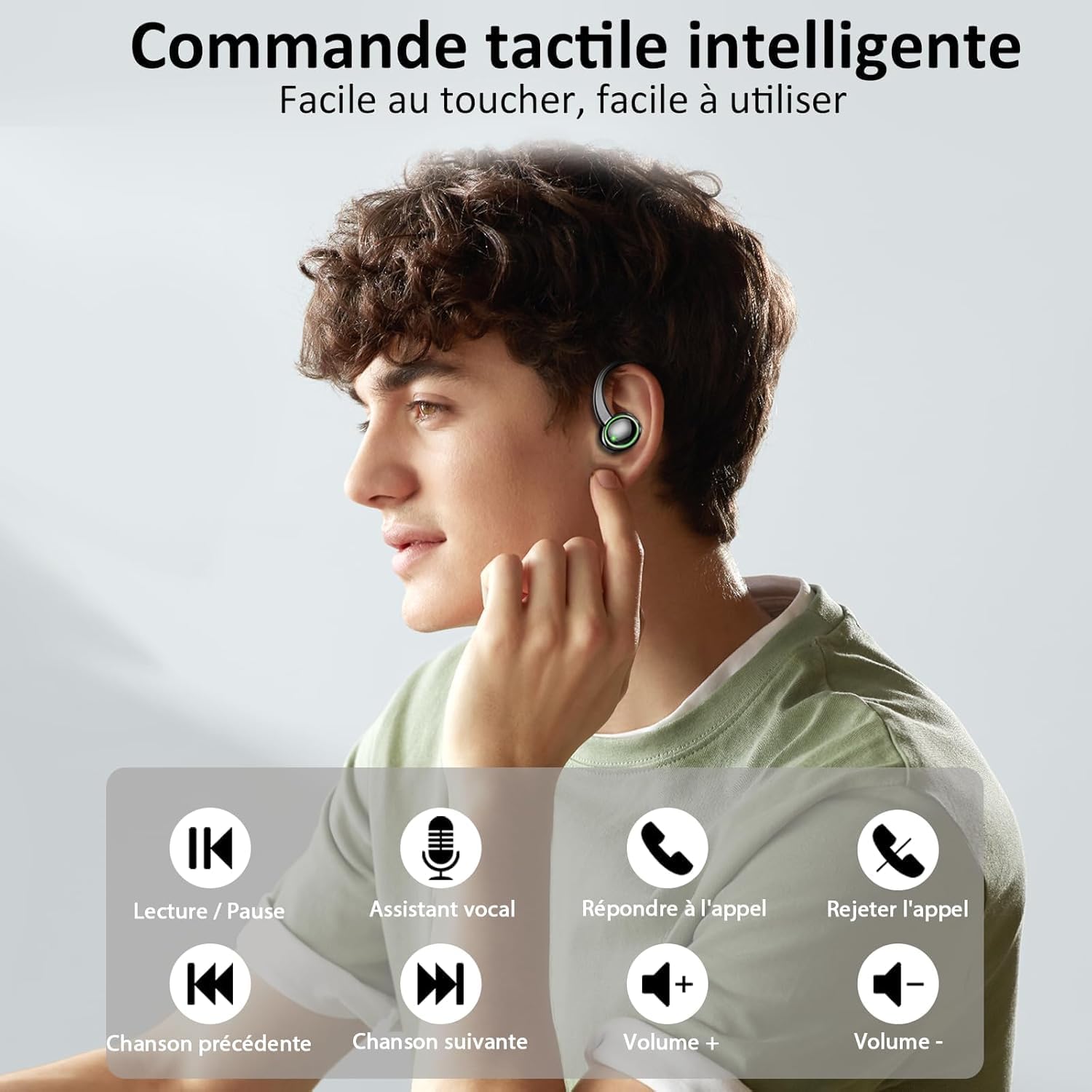 Wireless Earbuds,Bluetooth 5.4 Headphones Sport, Wireless Ea... - Image 8