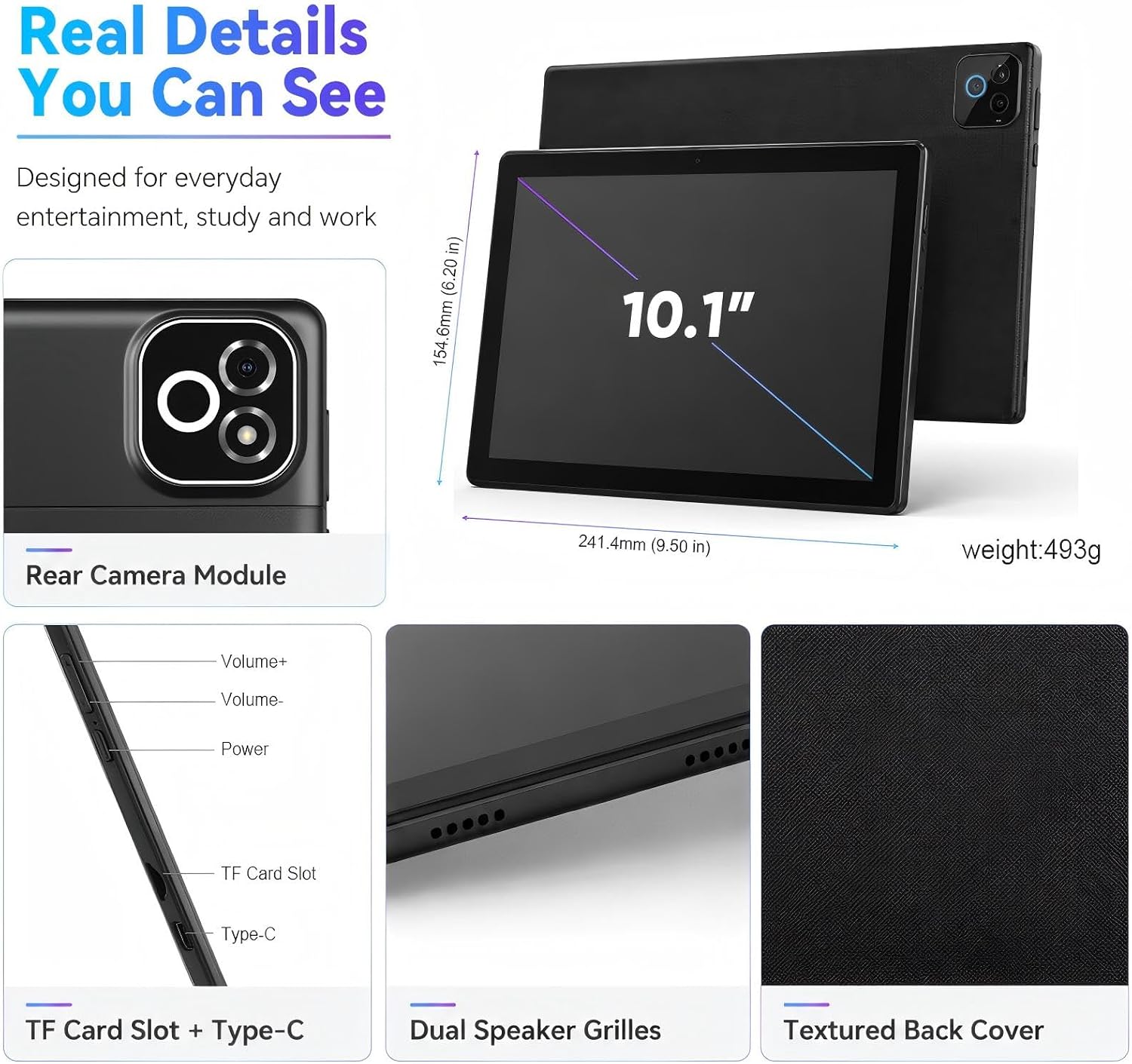 Tablet Android 16, 10 inch Tablets, Octa-Core Processor, 36G... - Image 10
