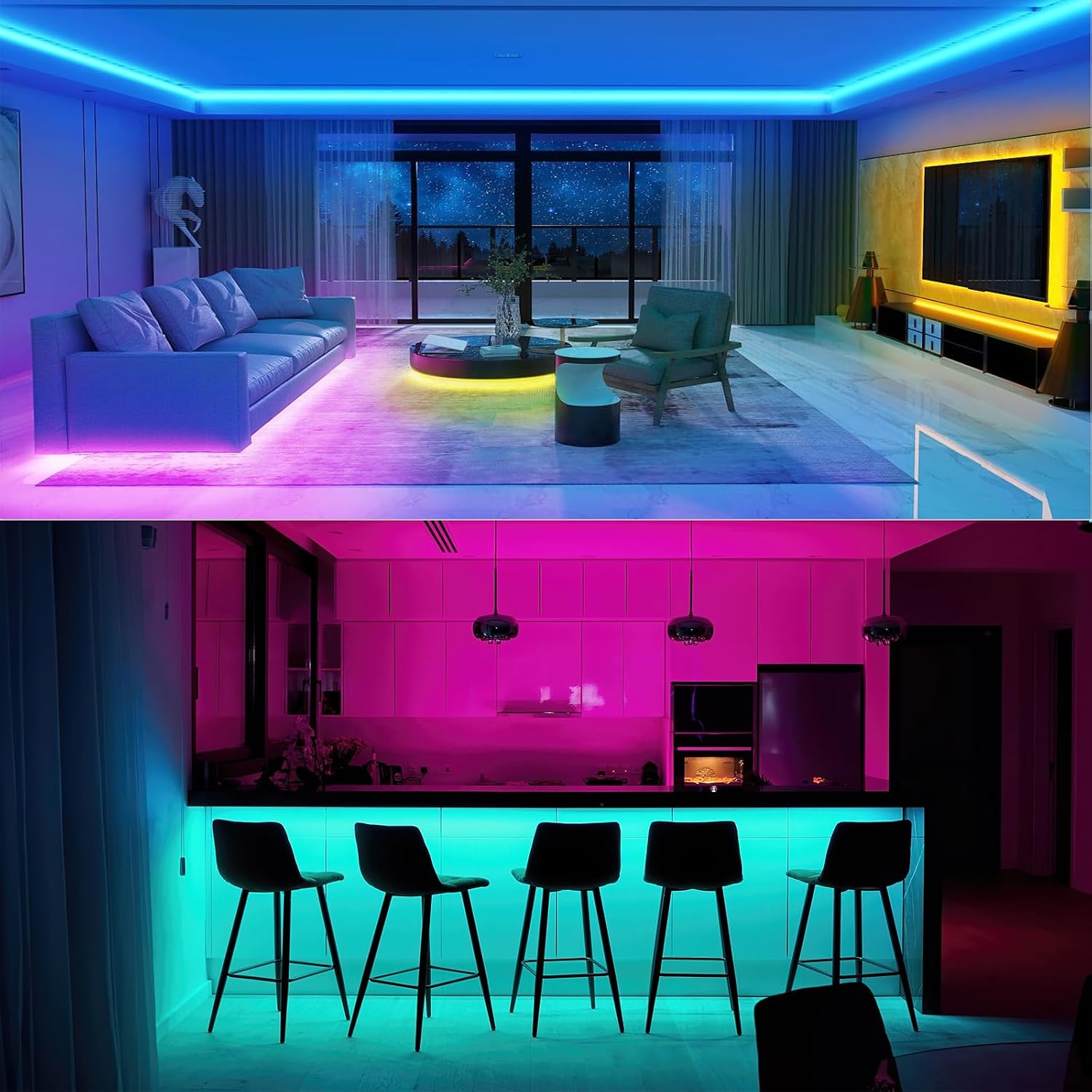 WS2812B LED Strip Light 5V, 5mm Ultra Narrow RGB Pixel Strip... - Image 8