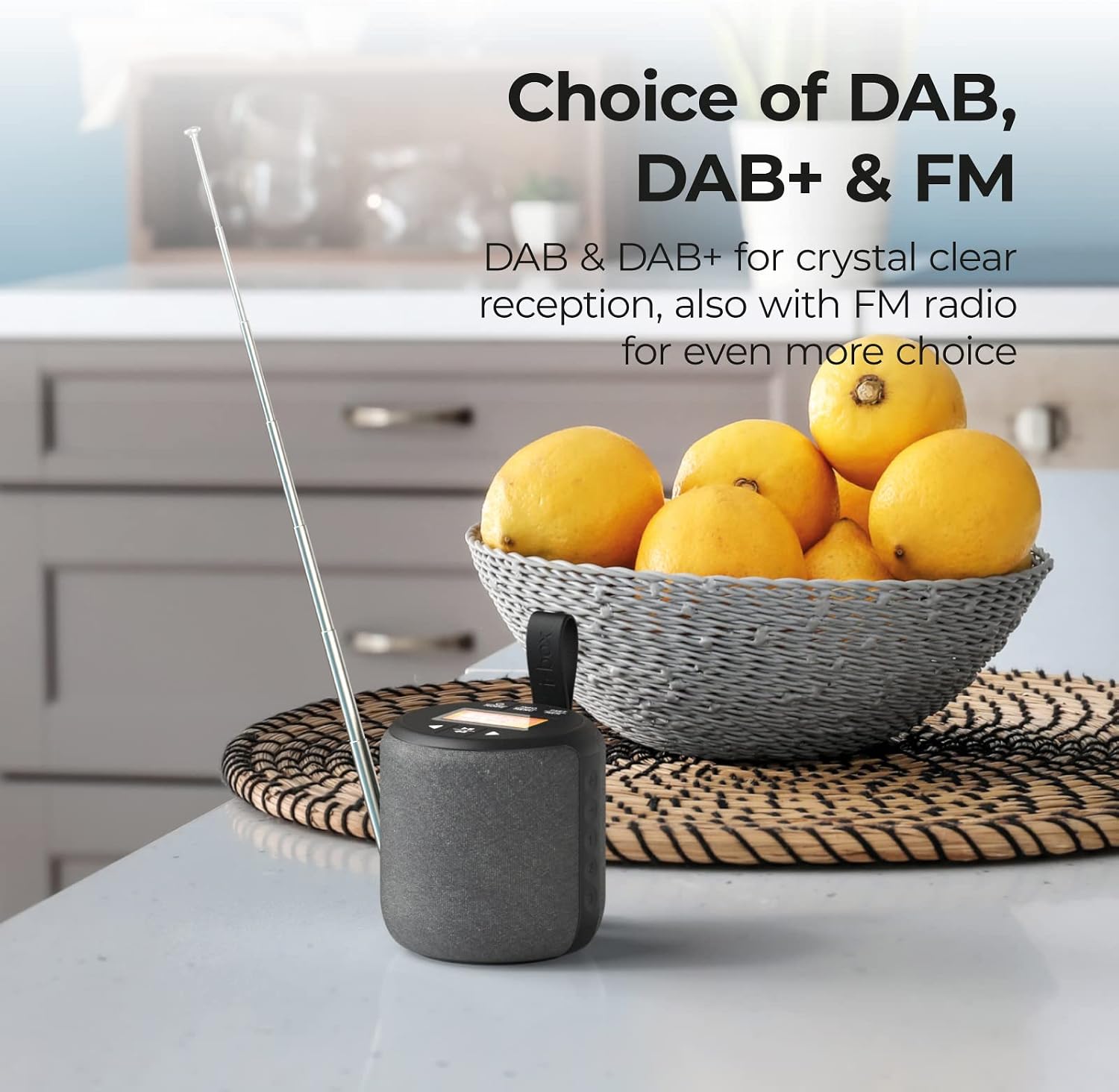 i-box Barrel DAB/DAB+ Radio & Bluetooth Speaker, Portable FM... - Image 8