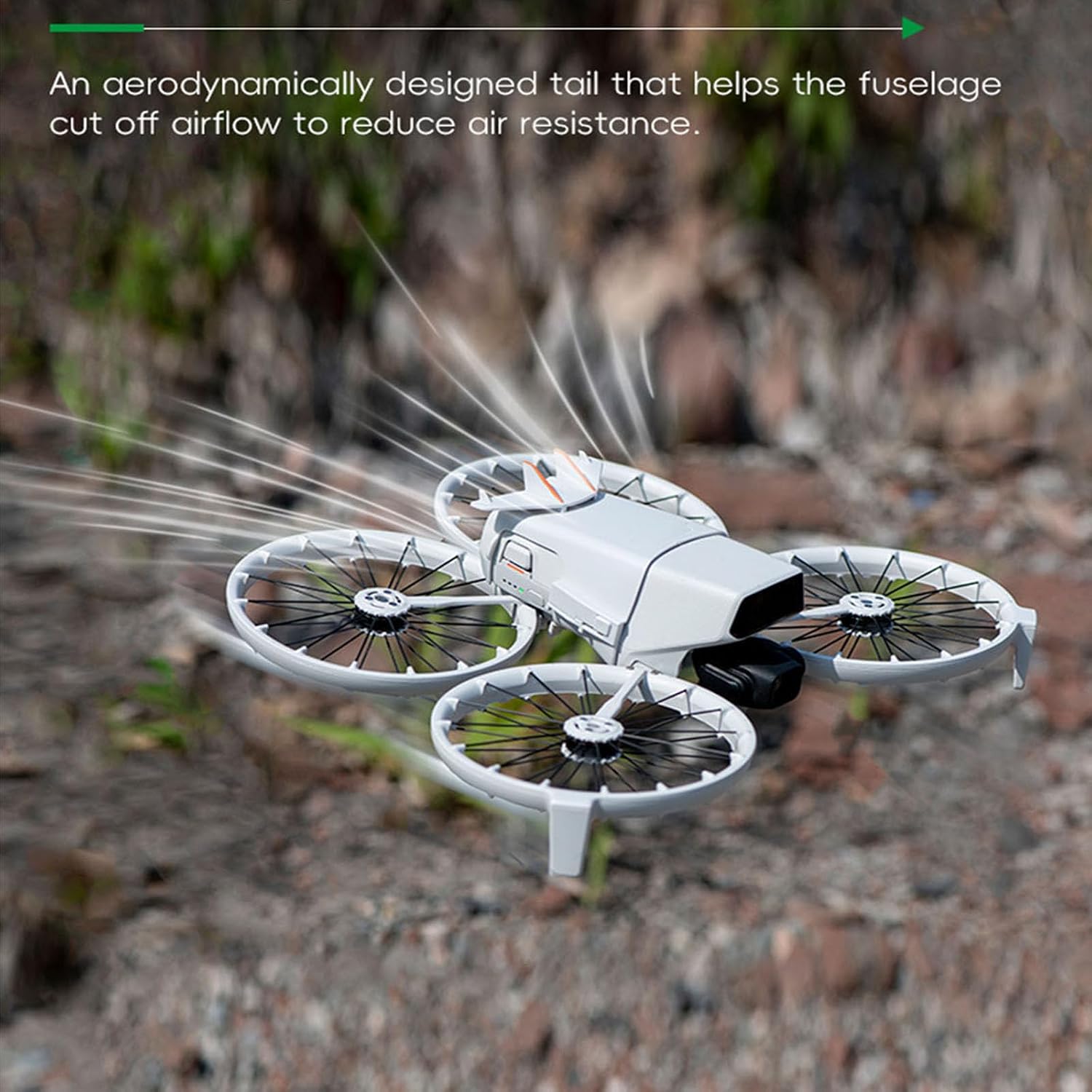 Battery Anti-release Buckle Flight Tail Wing Compatible with... - Image 5